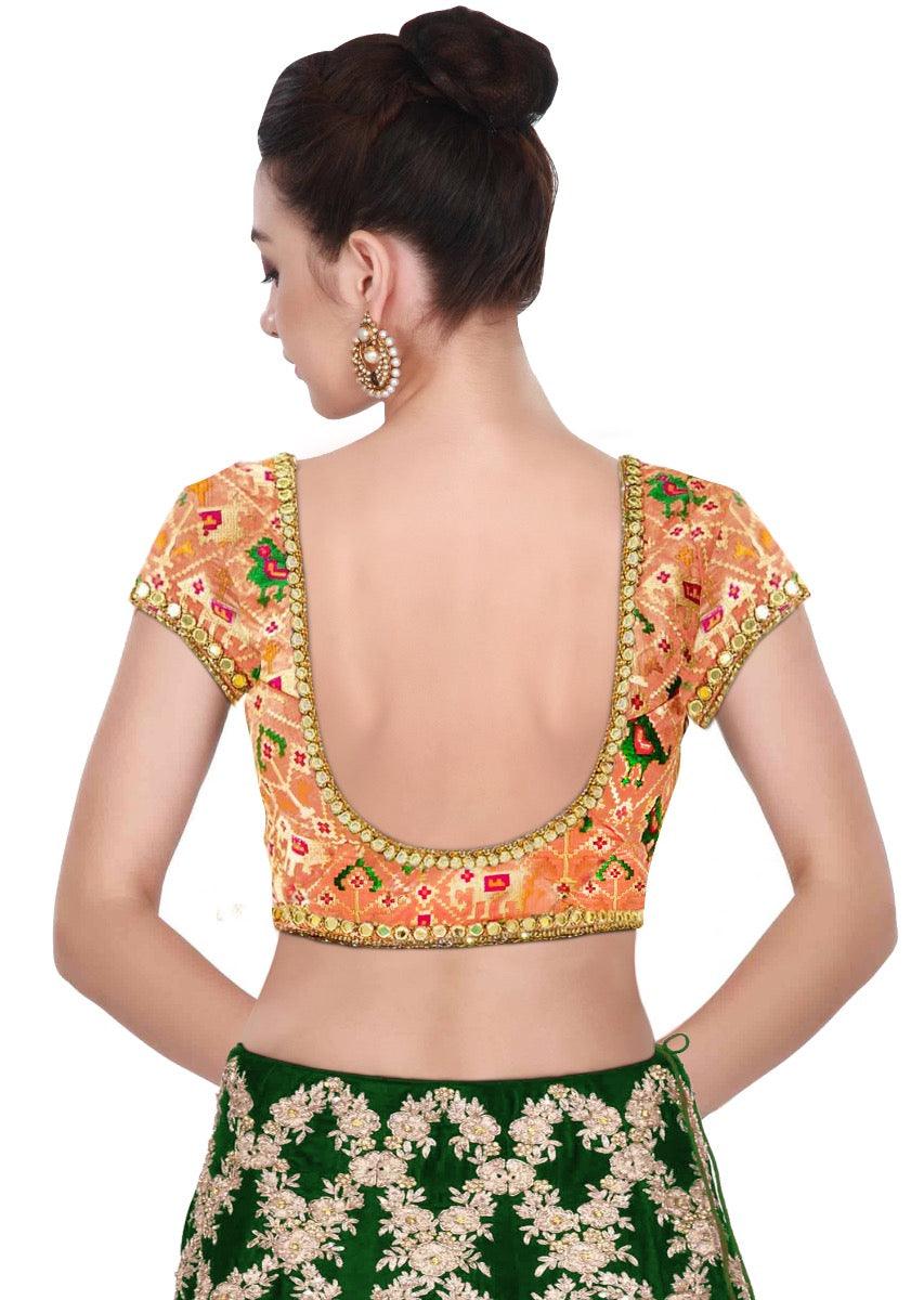 Elegant Traditional Ethnic Blouse with Intricate Resham Embroidery Sale Outlet Locations