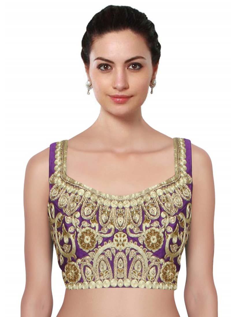 Elegant Traditional Ethnic Jaal Pattern Blouse Clearance Amazon