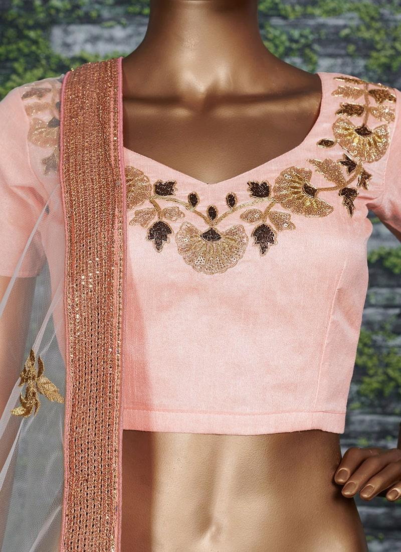 Purple Lehenga Paired With Blush Pink Blouse With Dupatta Set Discount Shop For