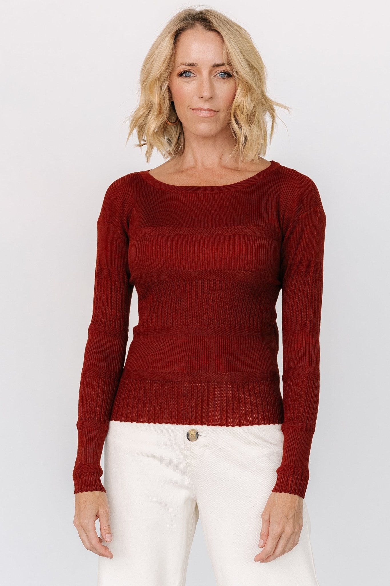 Bren Sweater Top | Brick Sale Online Shop