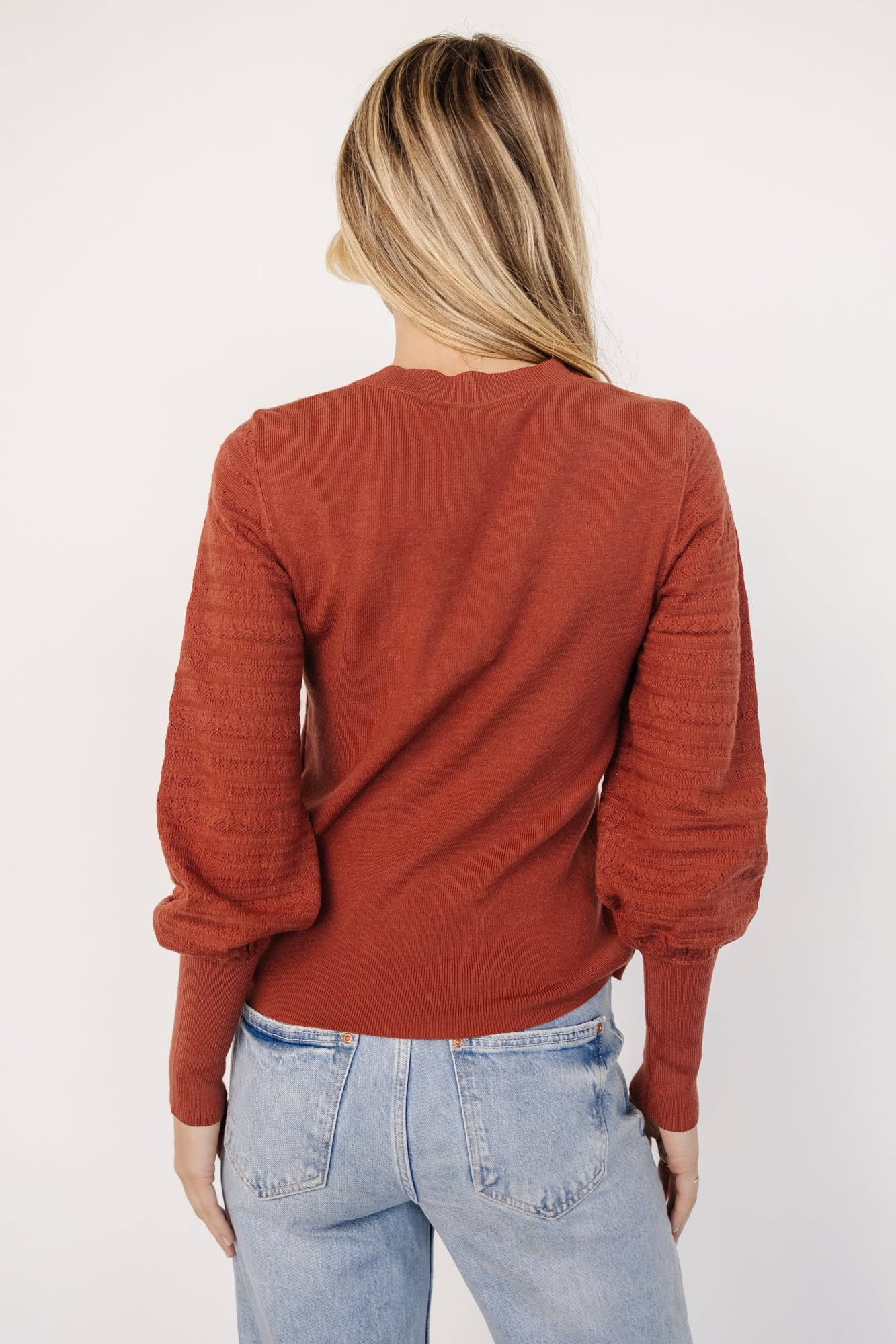 Jens Sweater Top | Brick Best