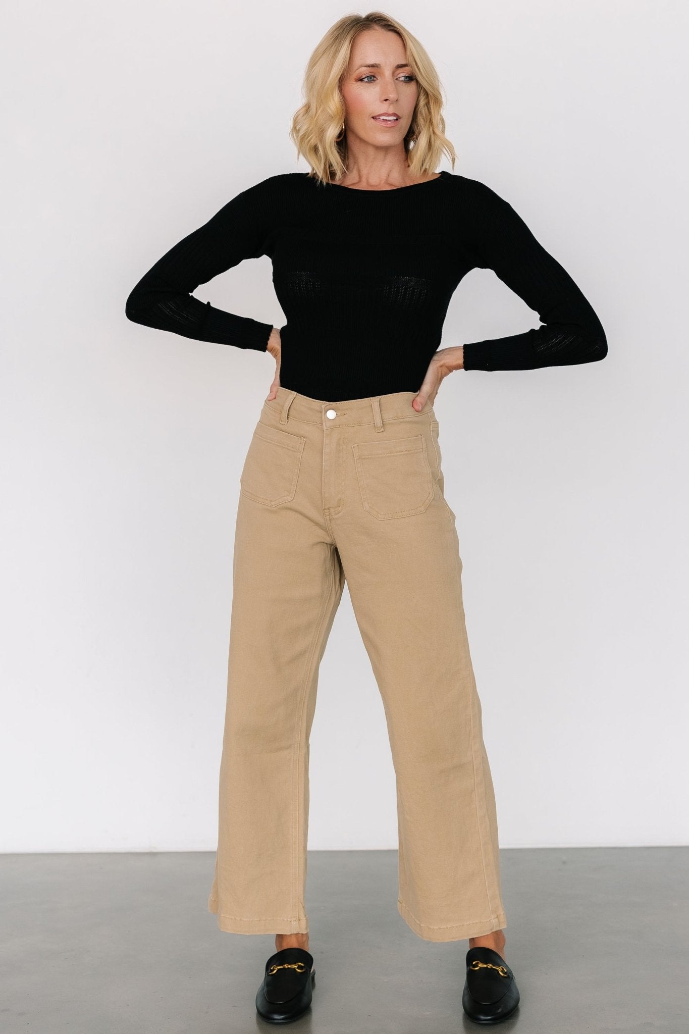 Polli Patch Pocket Pants | Tan Cheap Sale Low Cost