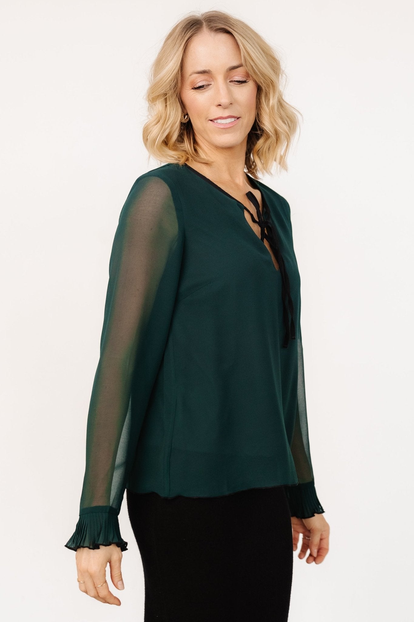 Cambridge Top | Emerald Free Shipping Factory Outlet