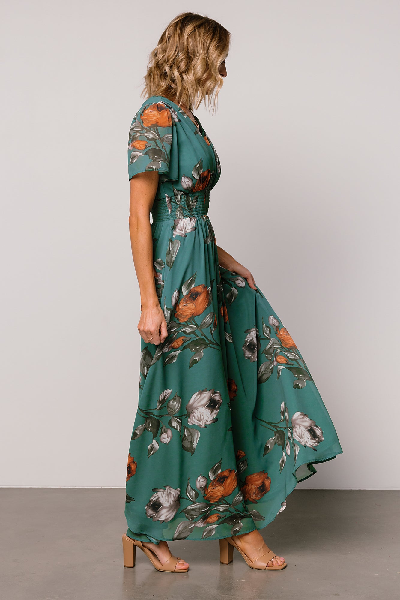 Birdie Maxi Dress | Eucalyptus Floral Collections Cheap Online