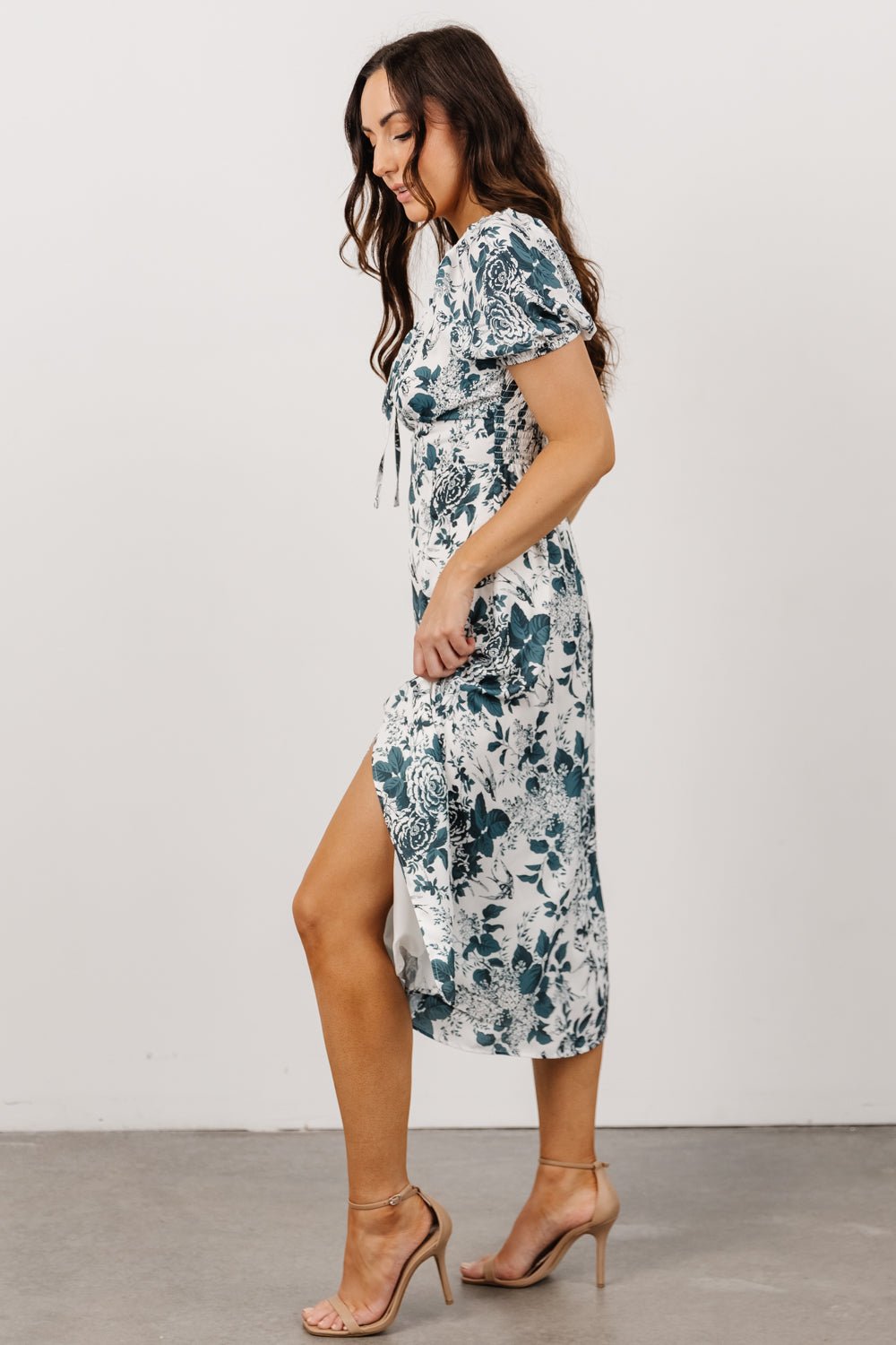 Cadence Midi Dress | Jade Floral Outlet Cheap Online