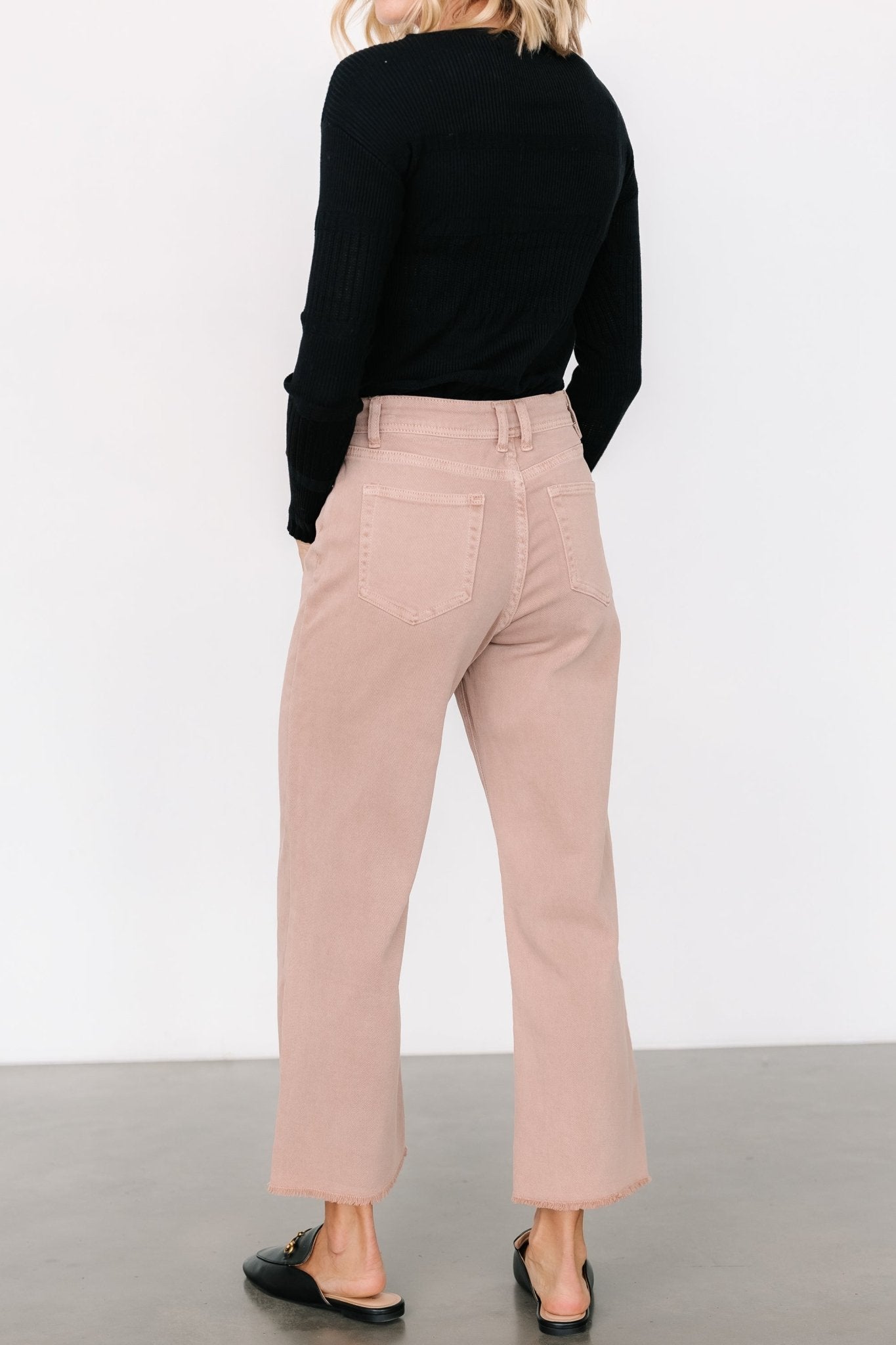 Spence Denim Pants | Dusty Rose Outlet Manchester Great Sale