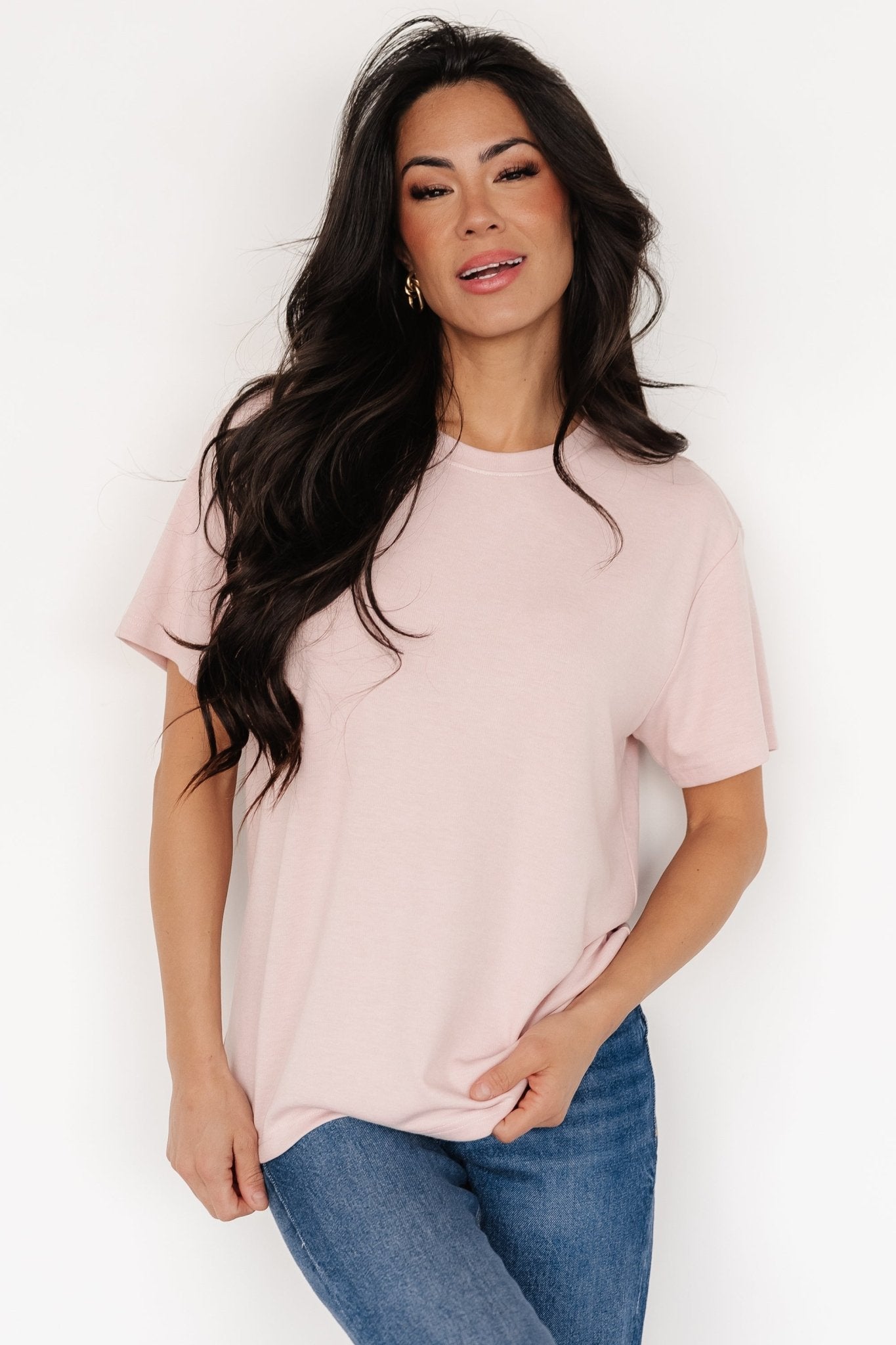 Elliot Relaxed Tee | Blush Outlet Low Pice Fee Shipping