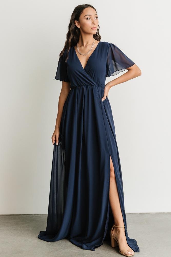 Vaughnie Maxi Dress | Navy Clearance Best Pices