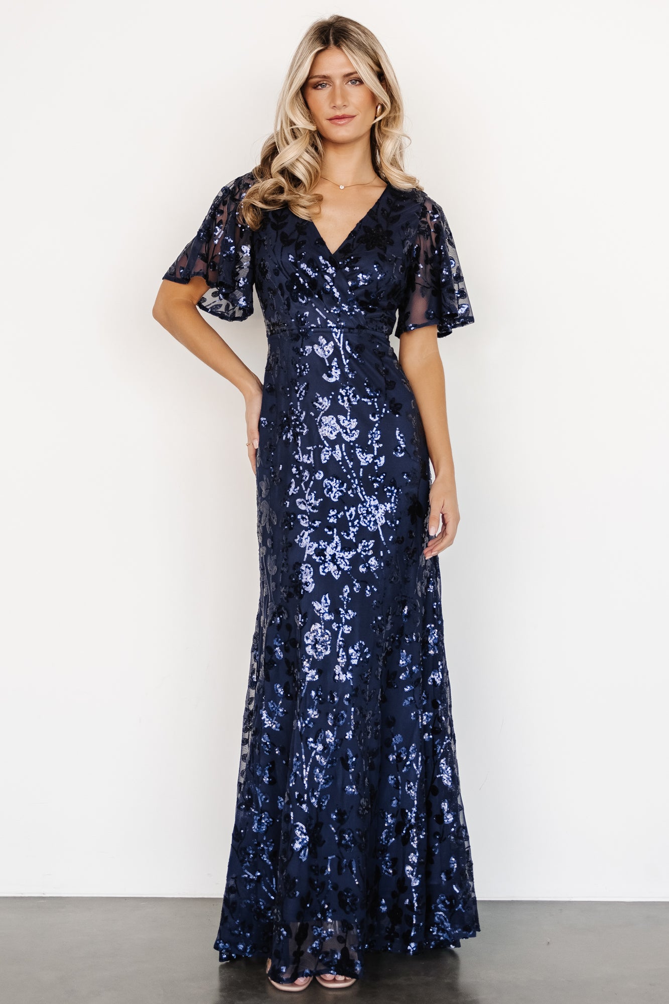 Esme Sequin Dress | Navy Buy Cheap Cheapest