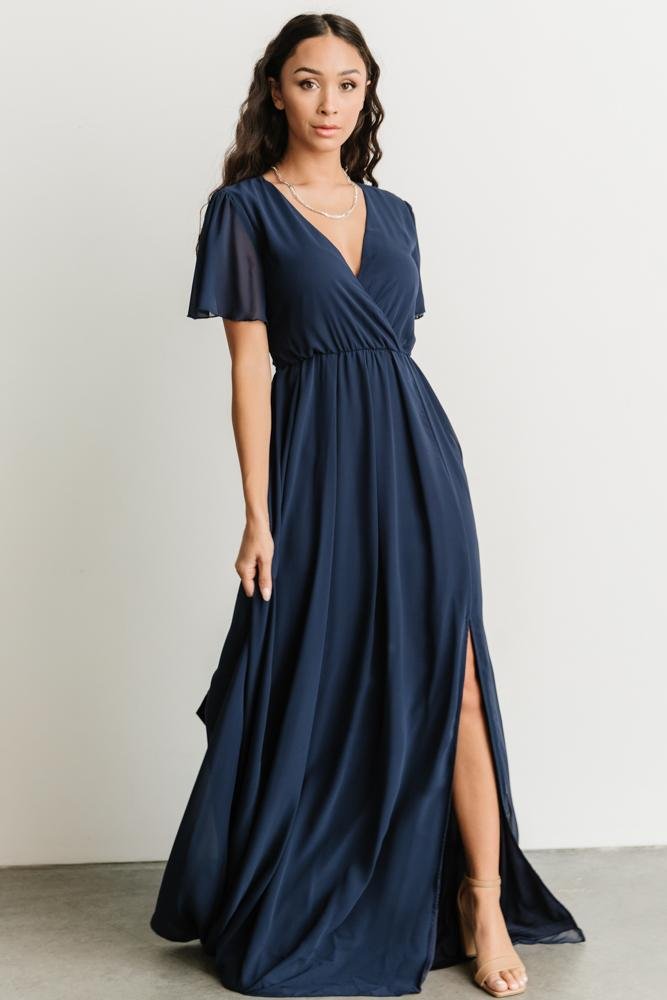 Vaughnie Maxi Dress | Navy Clearance Best Pices