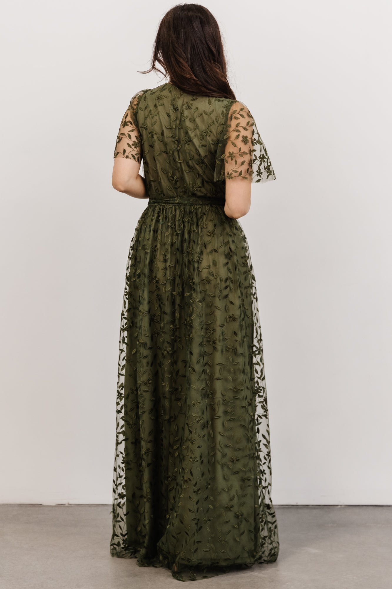 Marseille Embossed Maxi Dress | Olive 2025 New