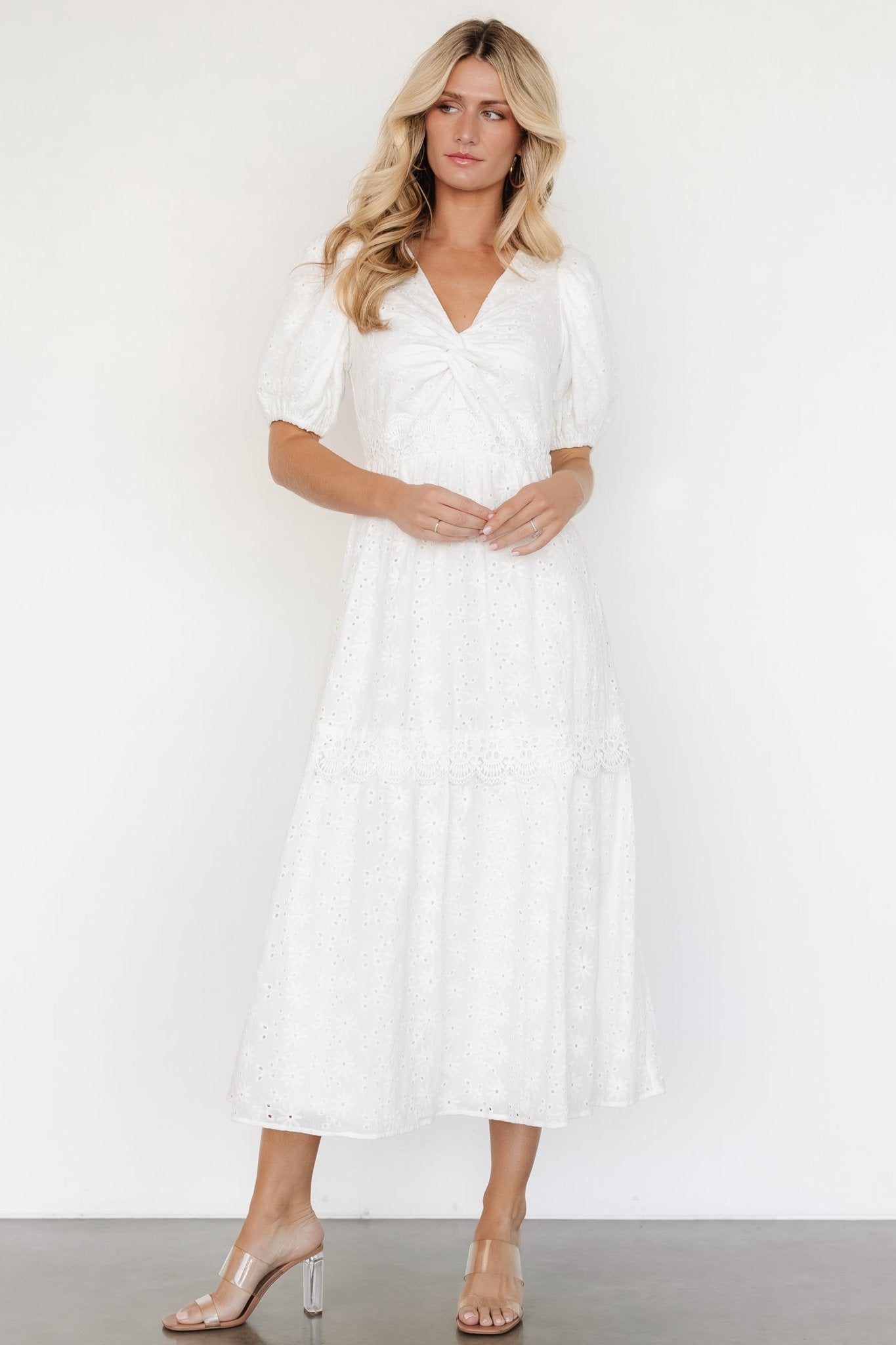 Jackie Eyelet Maxi Dress | Off White Tumblr