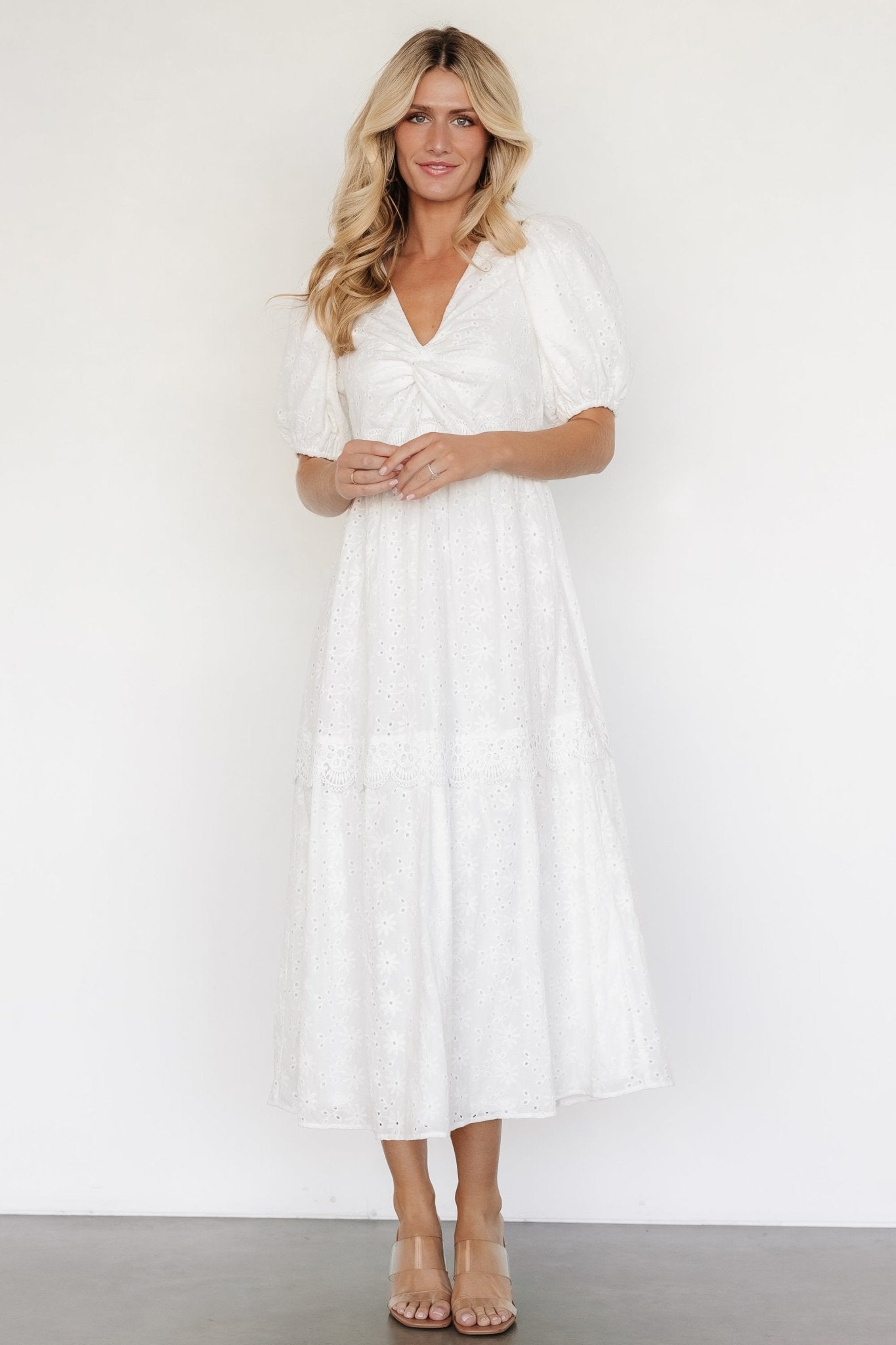 Jackie Eyelet Maxi Dress | Off White Tumblr