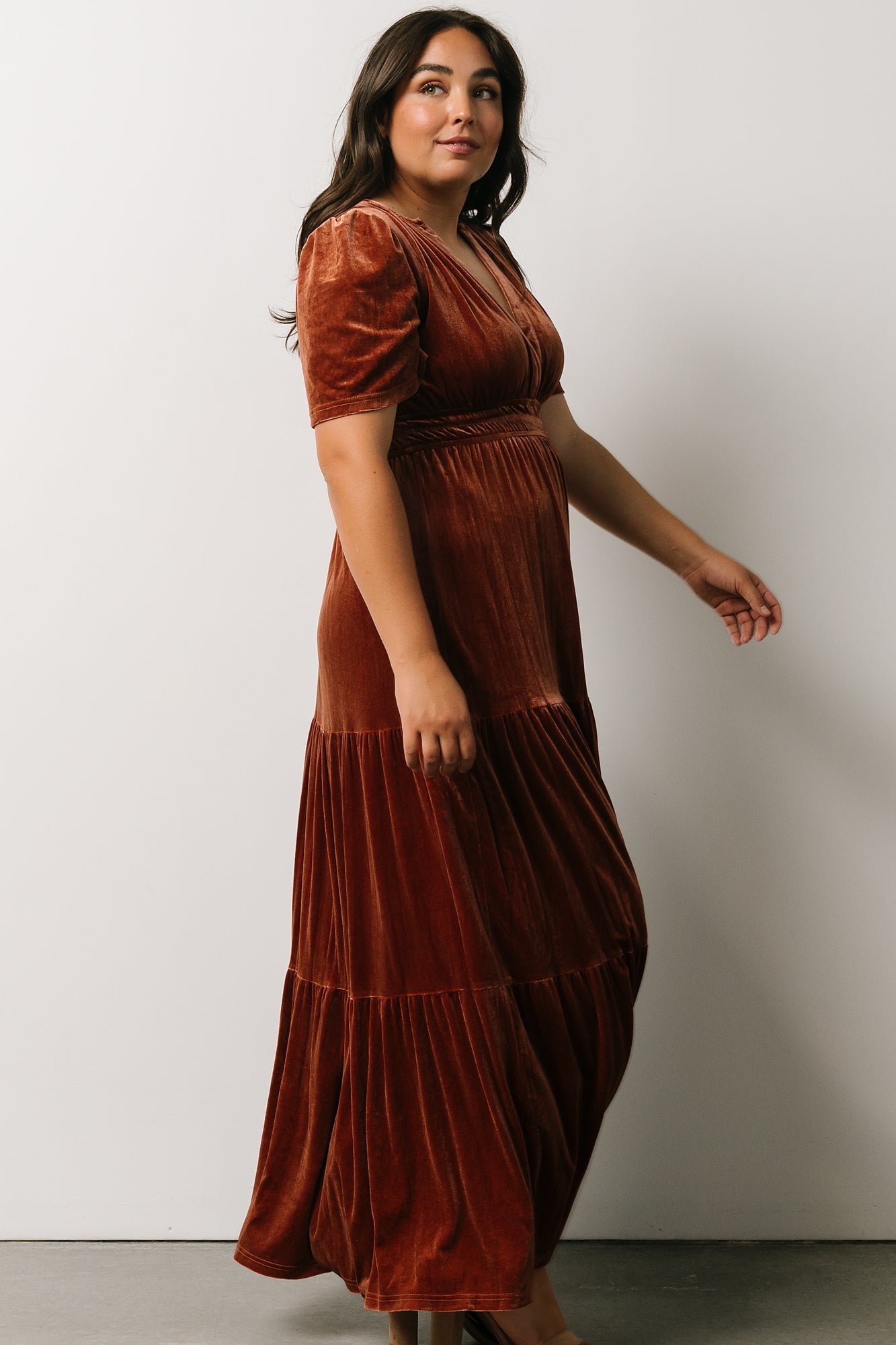 Artemis Velvet Maxi Dress | Dark Spice Sale Huge Surprise