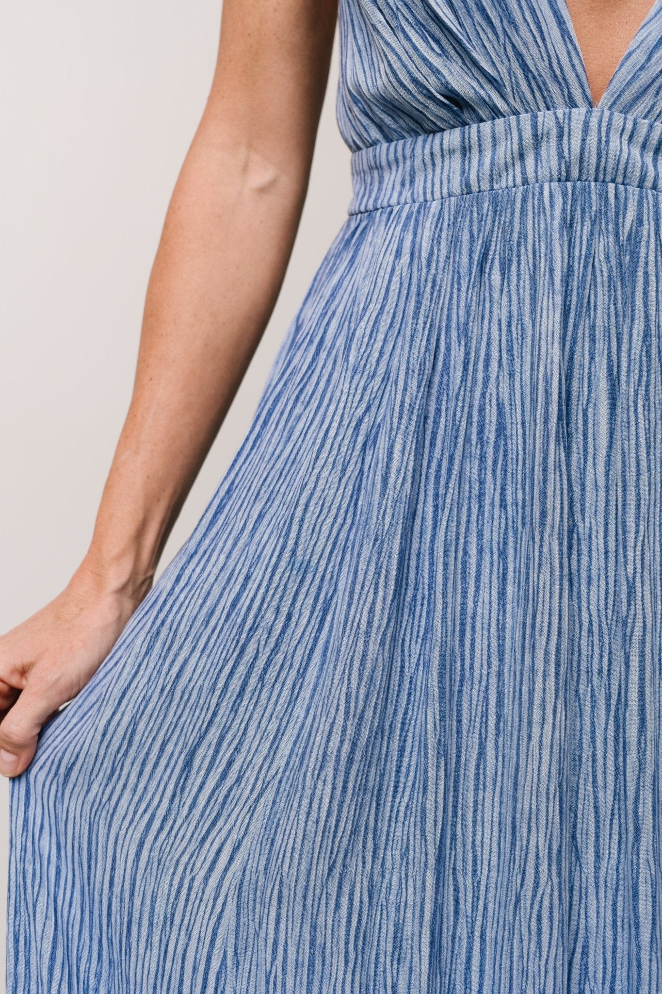 Korley Maxi Dress | Blue Stripe Choice Online