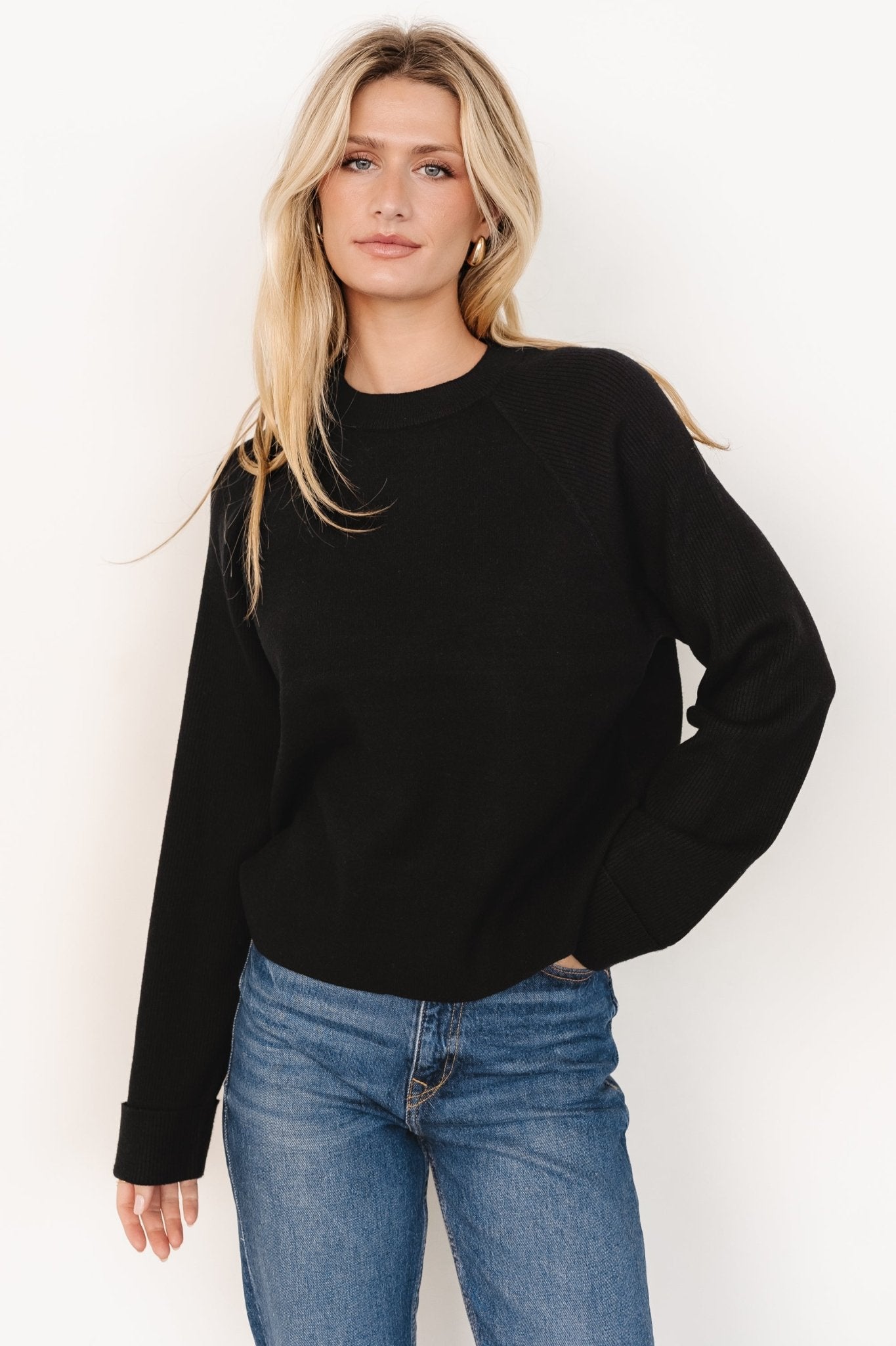 Helena Knit Sweater | Black Cheap For Nice