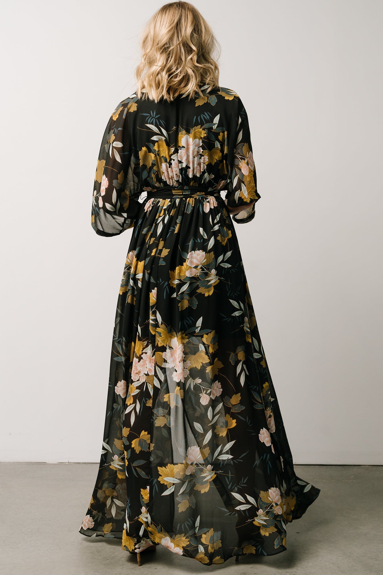 Kia Kimono Maxi Dress | Midnight Floral Online