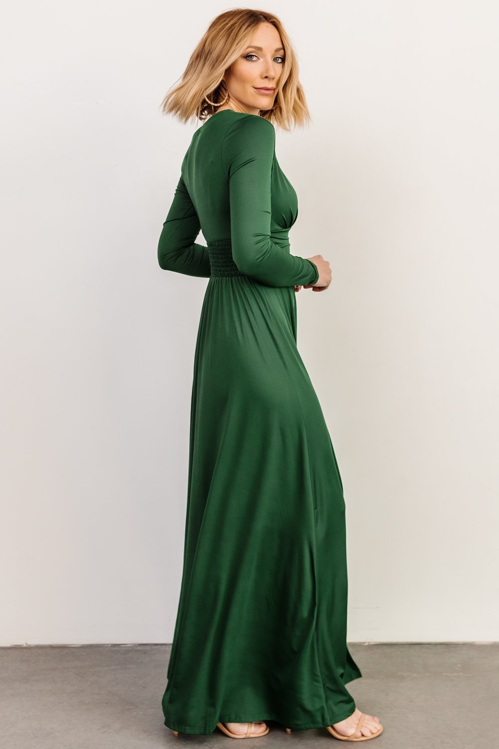 Arianna Maxi Dress | Hunter Green Latest