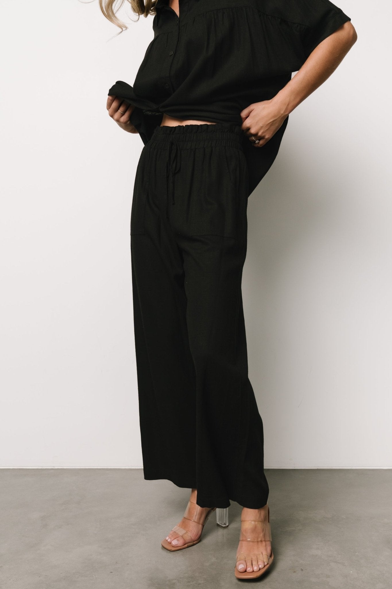 Romy Pants | Black Clearance Sast