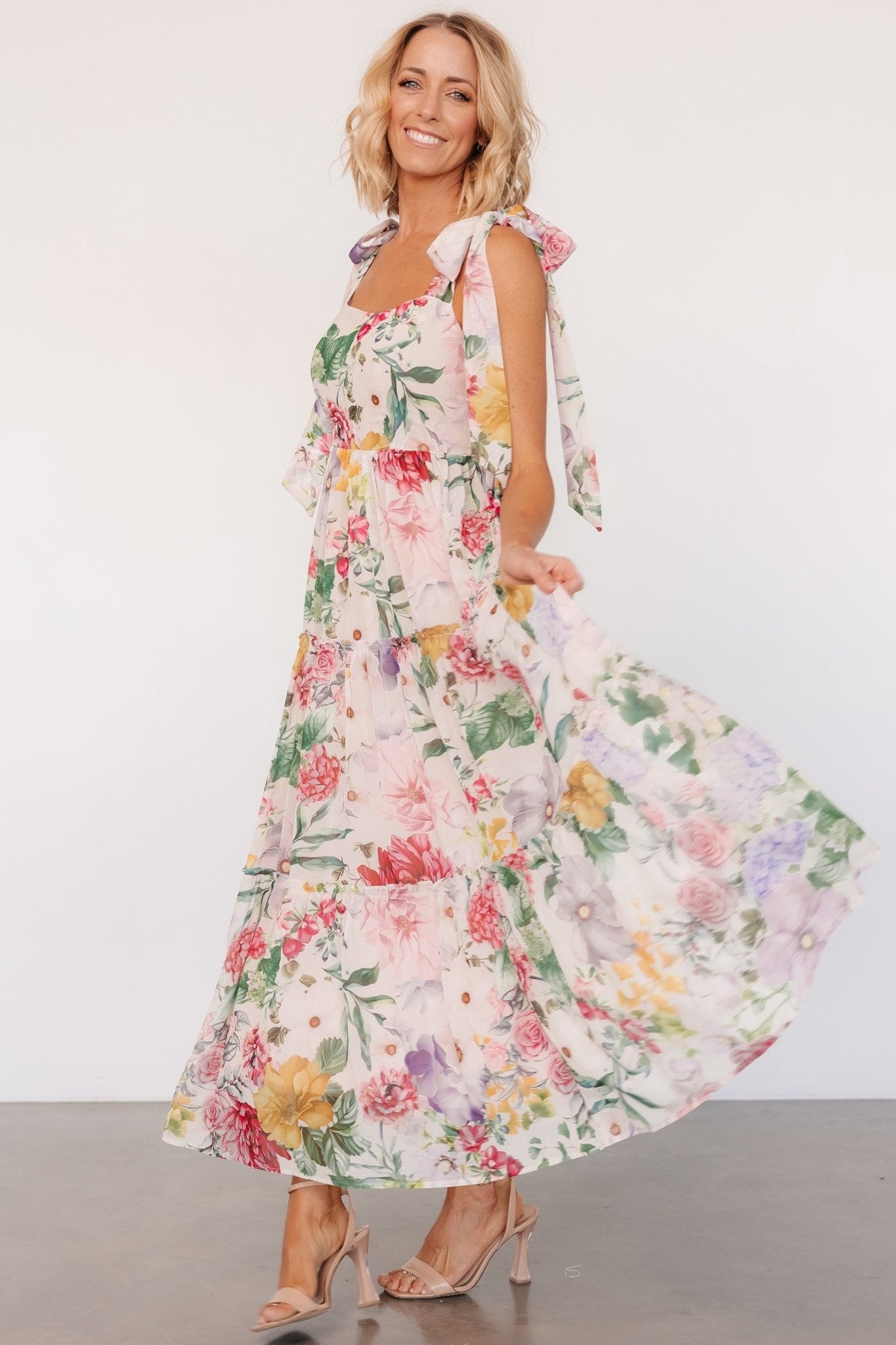 Anita Maxi Dress | Blush Multi Floral Discount Outlet Locations