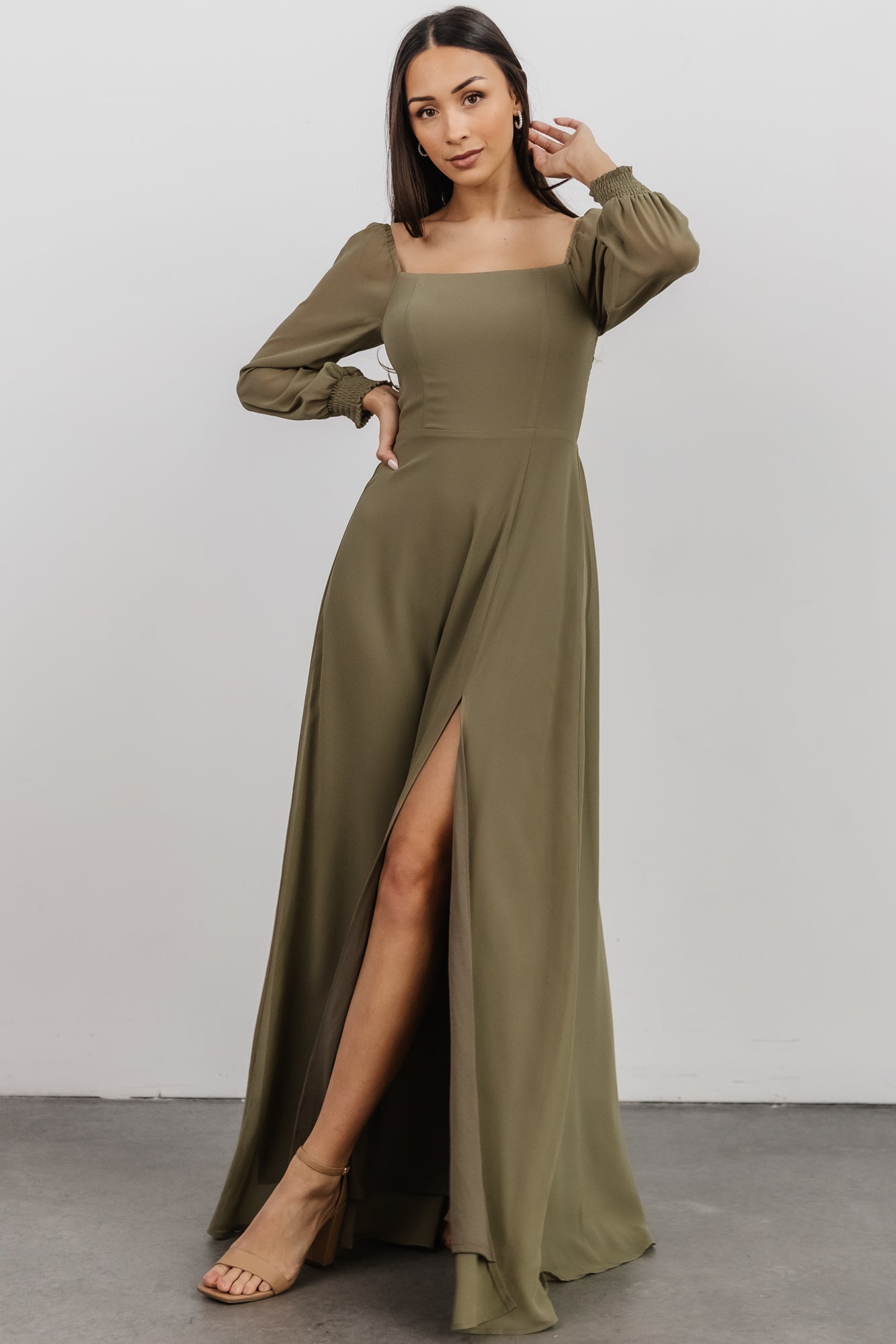 Giselle Maxi Dress | Dusty Olive 2025 Newest Online