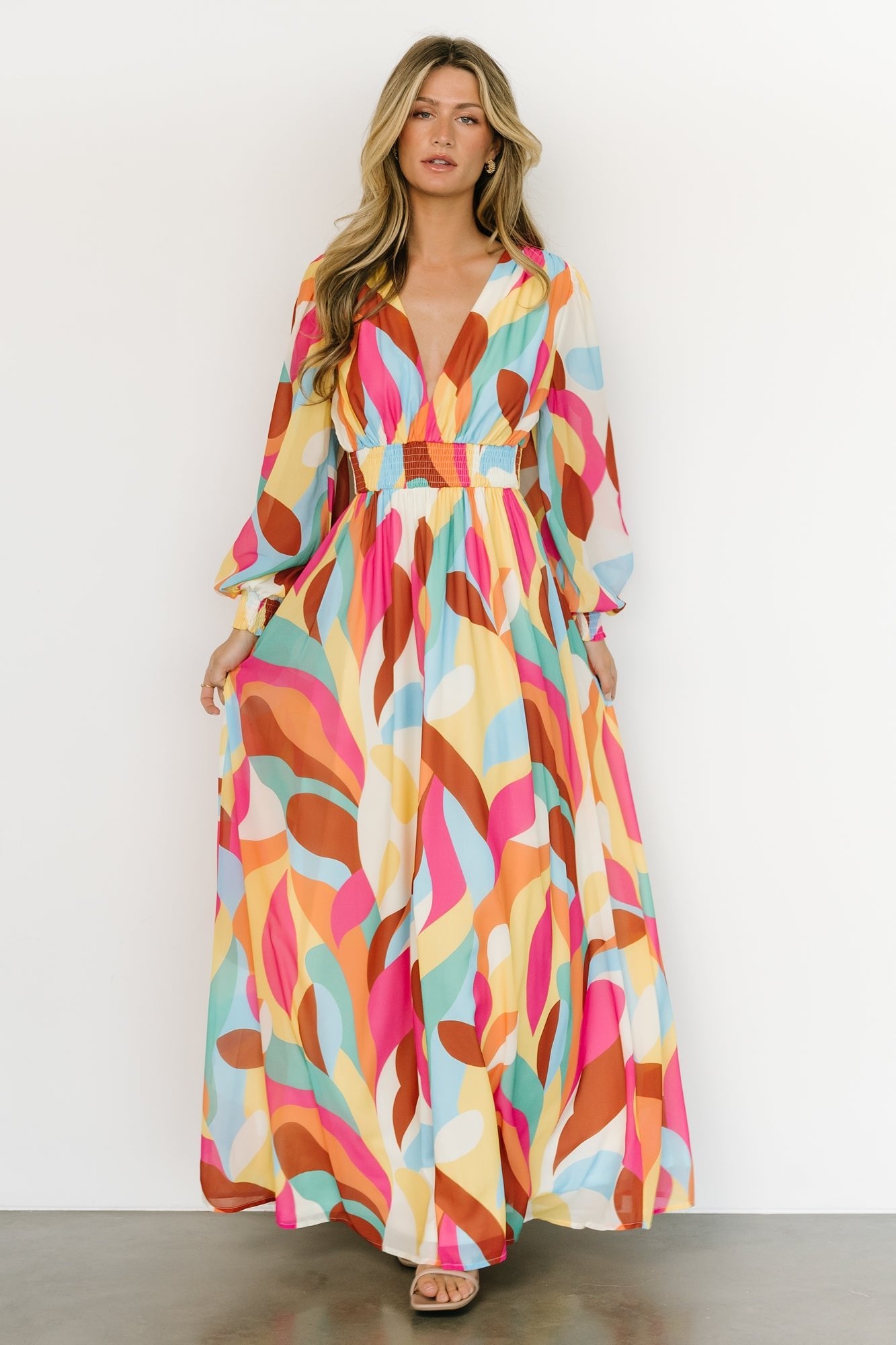 Lawson Maxi Dress | Multi Print Sale Visa Payment