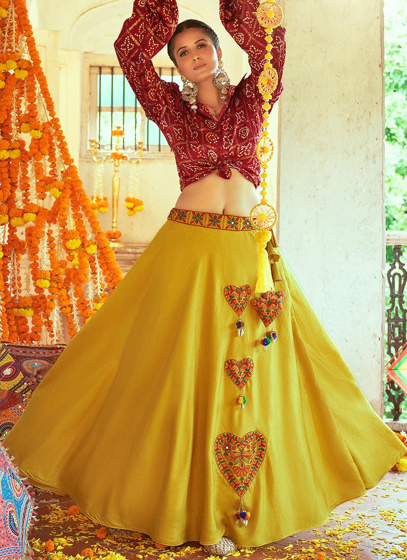 Juliet Sleeves Chaniya Choli For Navratri Buy Cheap Low Shipping