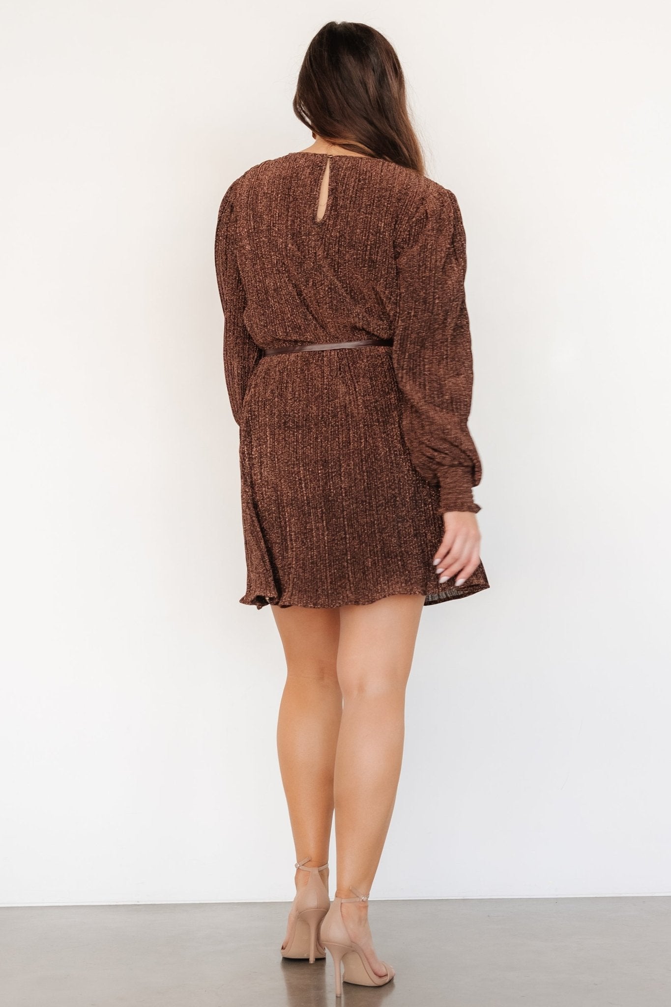 Tiandra Short Dress | Bronze Shimmer Best Sale Online