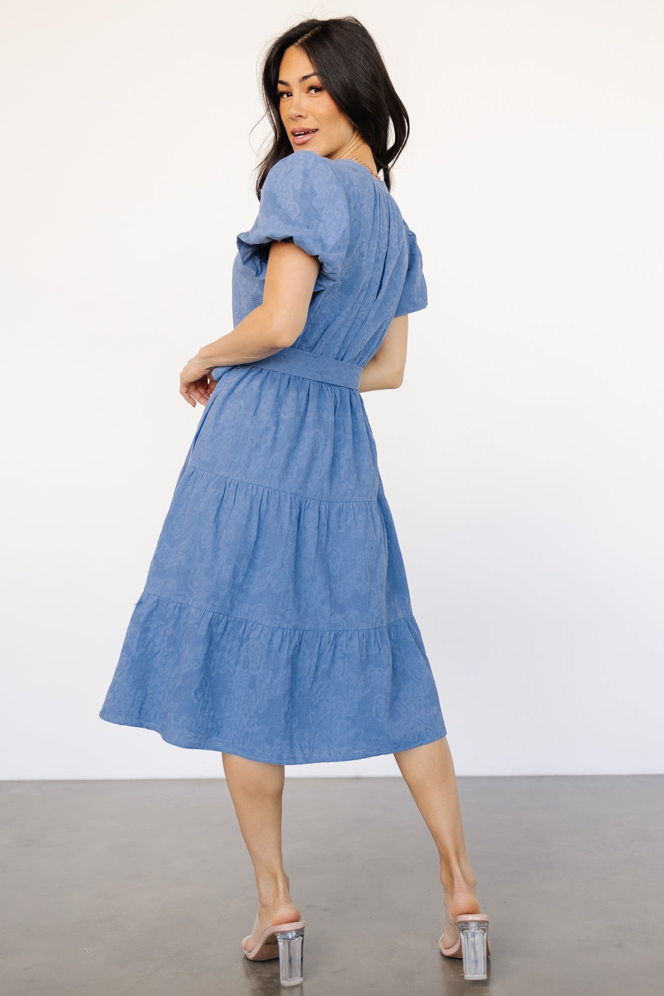 Philippa Midi Dress | Blue Latest Collections Online