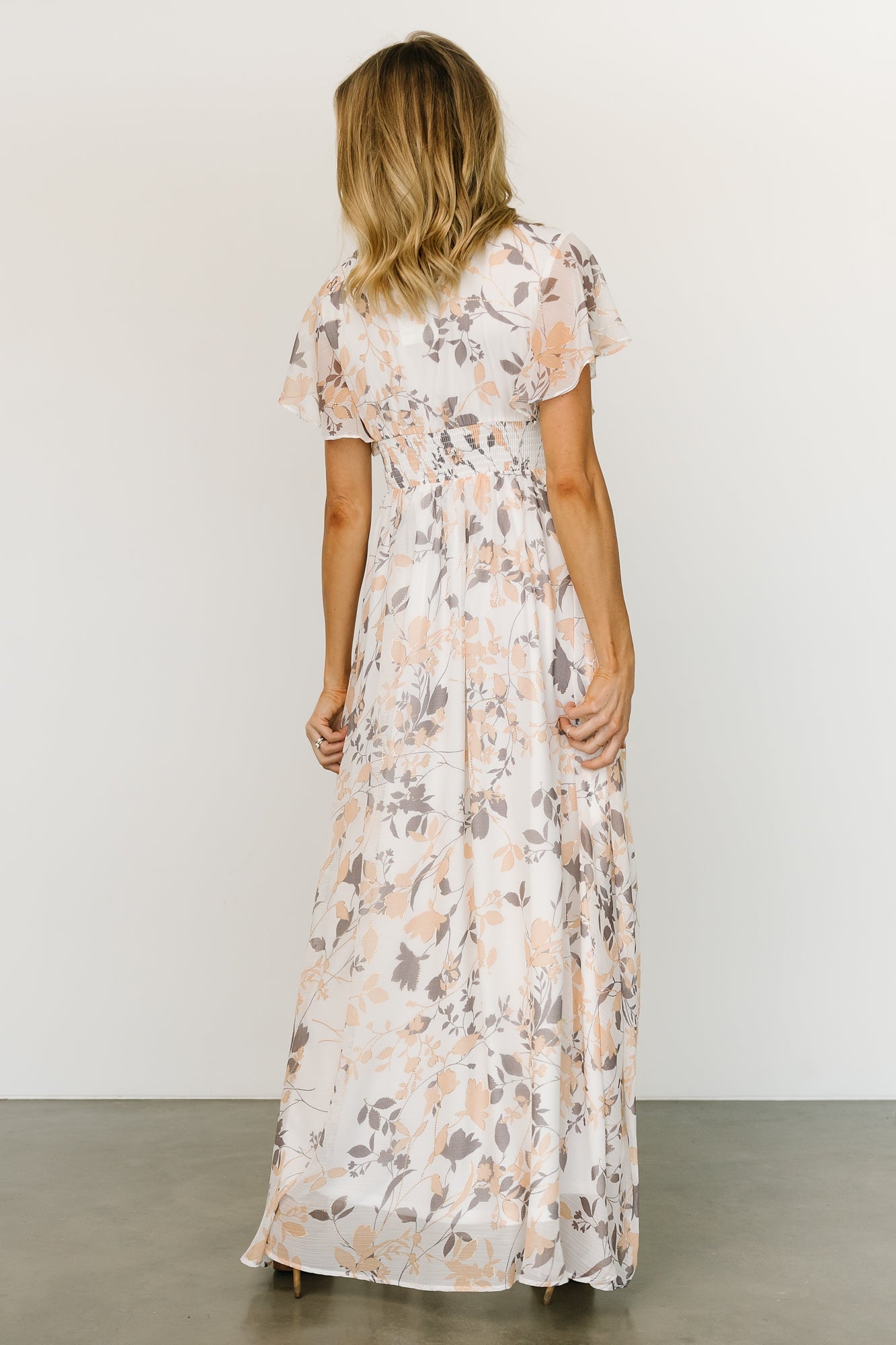 Lynlee Metallic Maxi Dress | Off White Print Buy Cheap Manchester