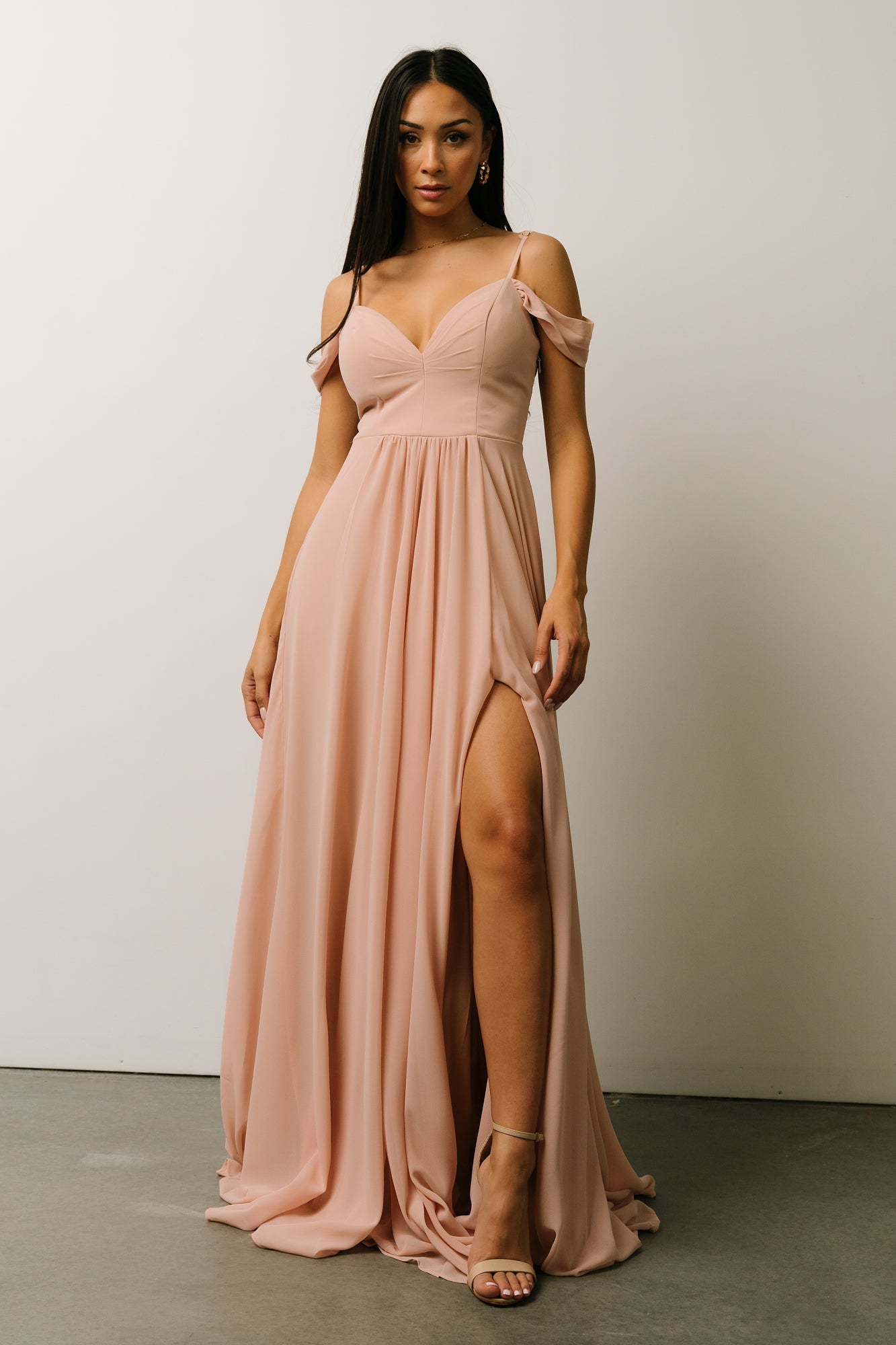 Bianca Lace Maxi Dress | Nude Blush Outlet Cheap Authentic