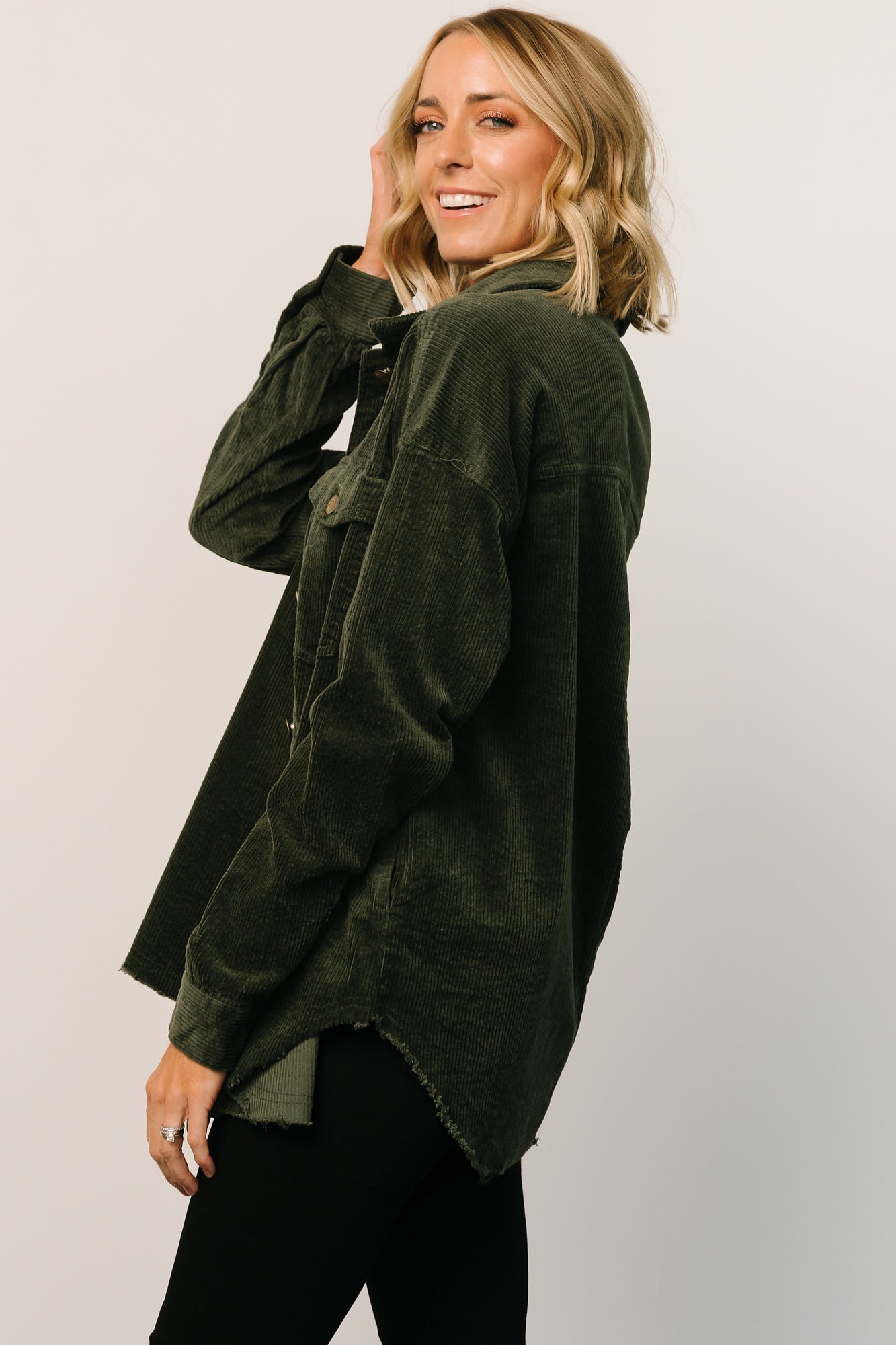 Greeley Corduroy Jacket | Deep Green Free Shipping Clearance Store