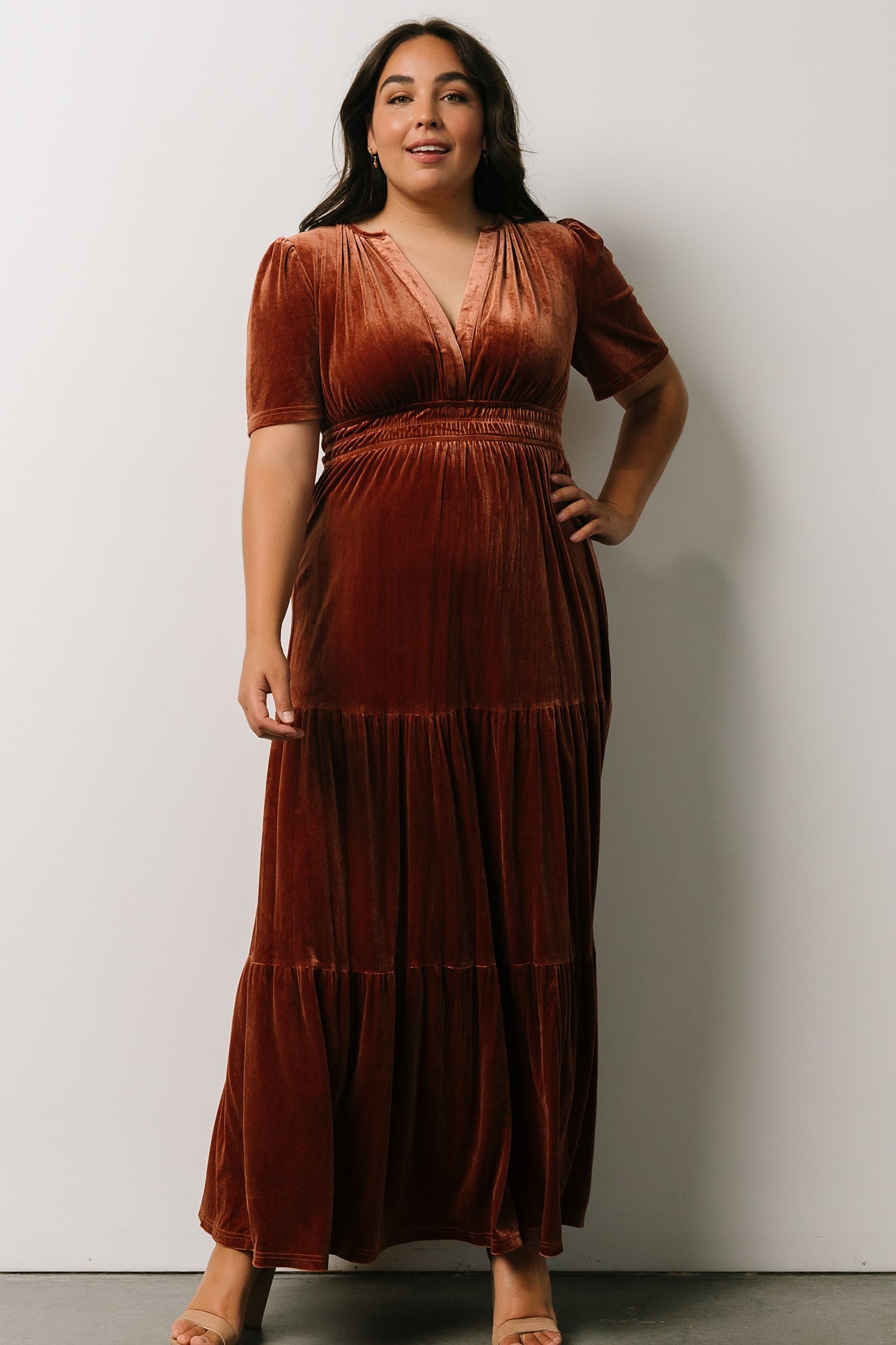 Artemis Velvet Maxi Dress | Dark Spice Sale Huge Surprise