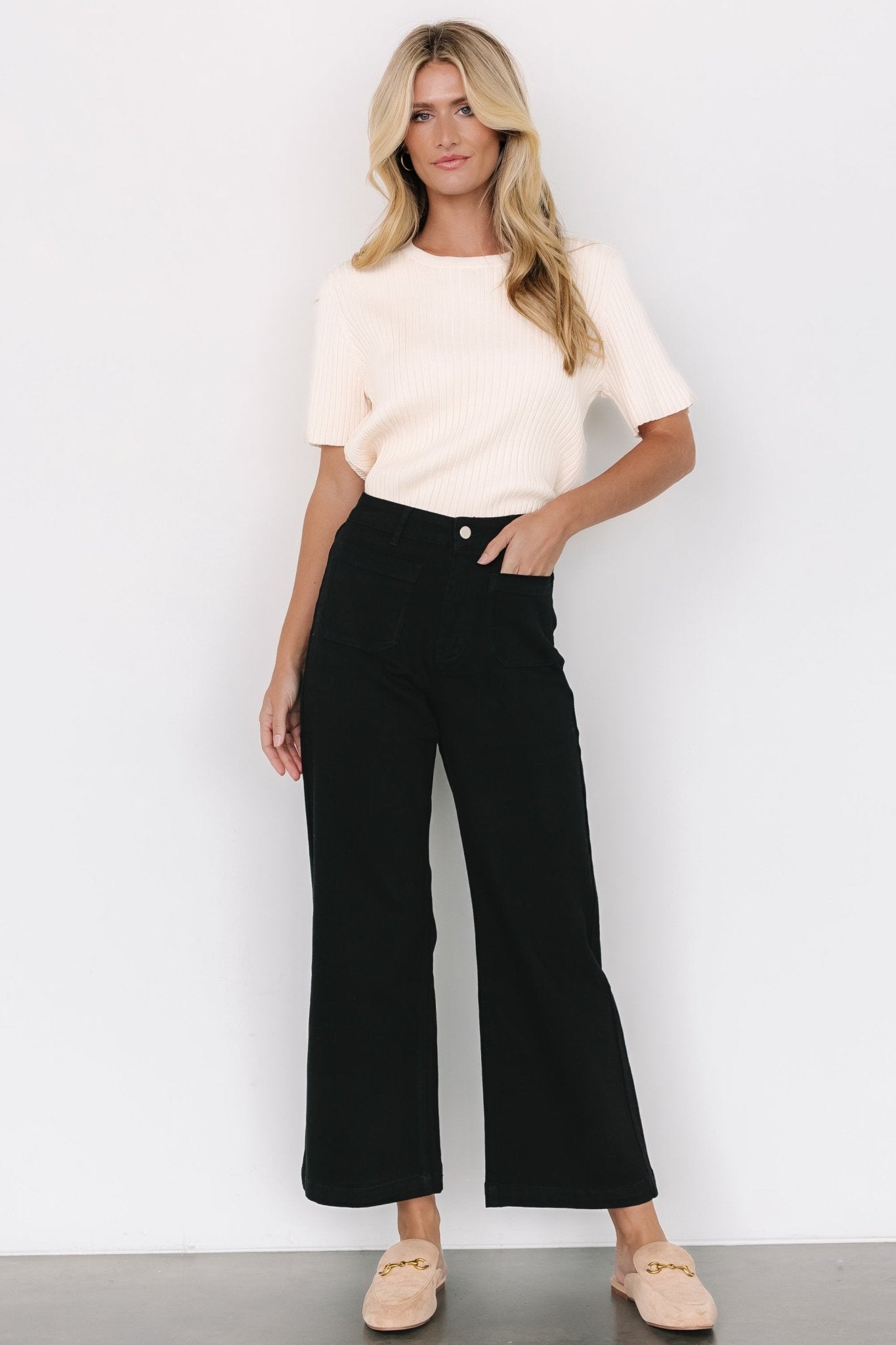 Polli Patch Pocket Pants | Black Outlet Clearance Store