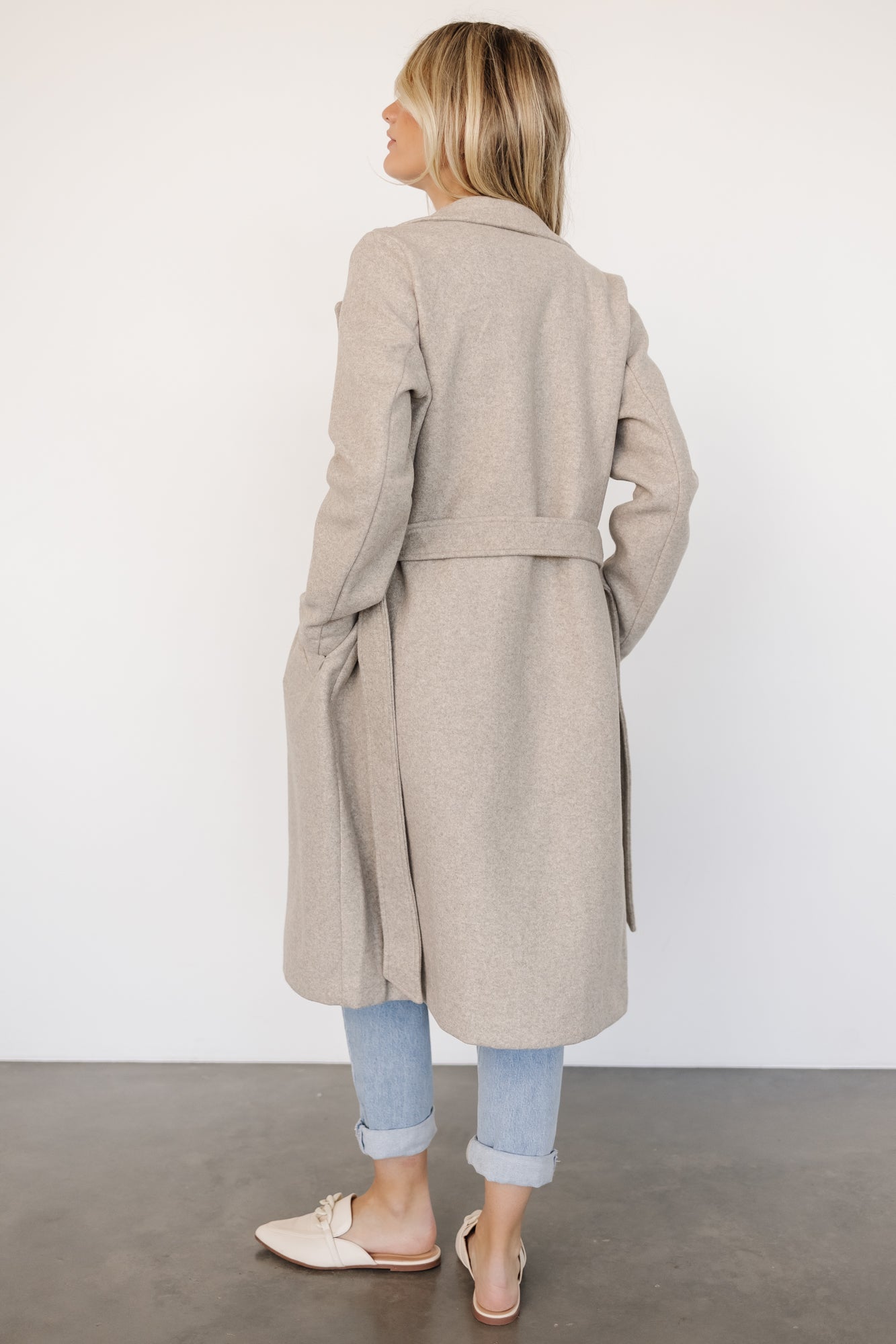 Valdez Long Coat | Stone Sale With Credit Card