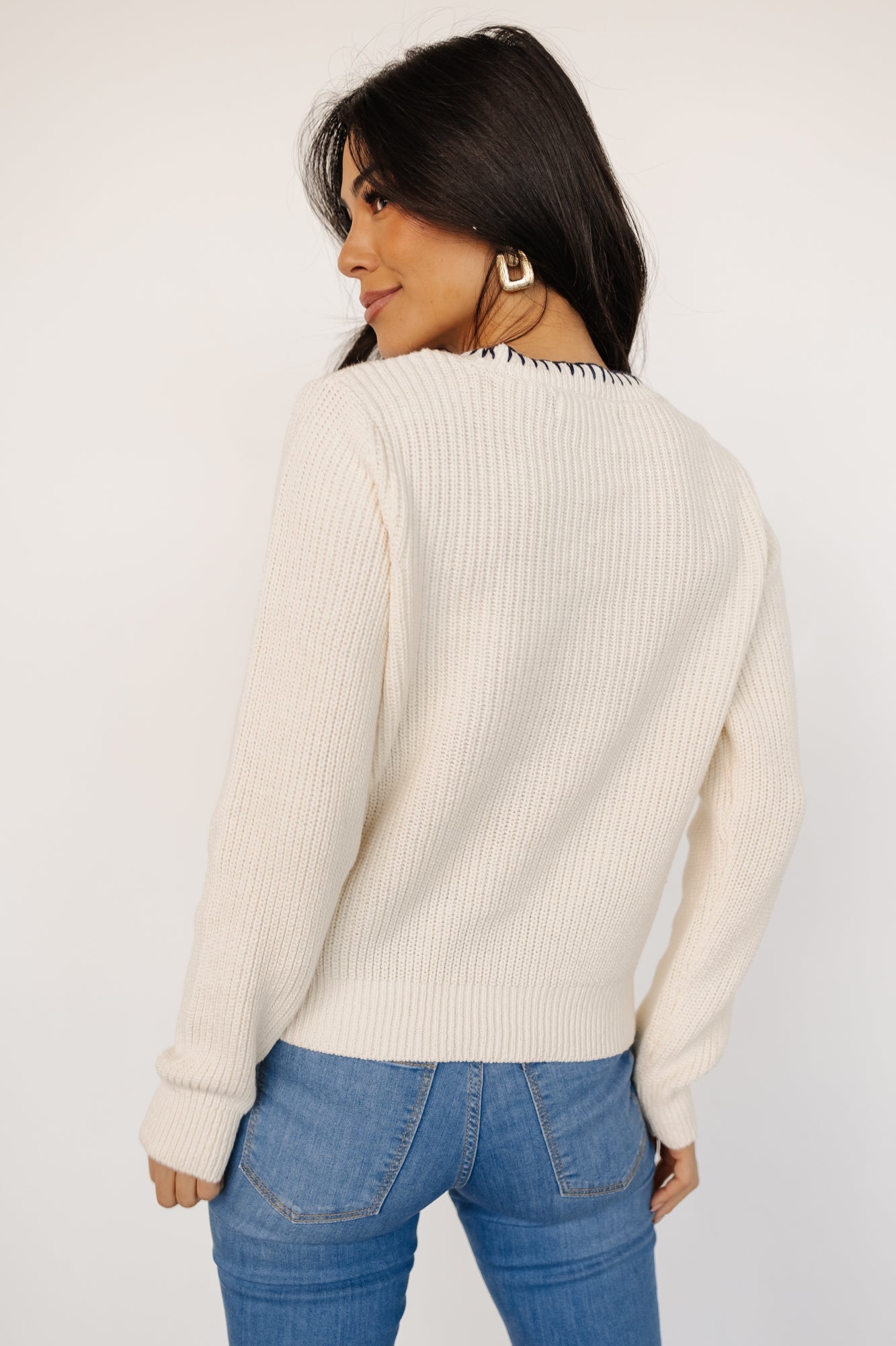 Alyssa Knit Sweater | Cream Recommend Cheap Pice