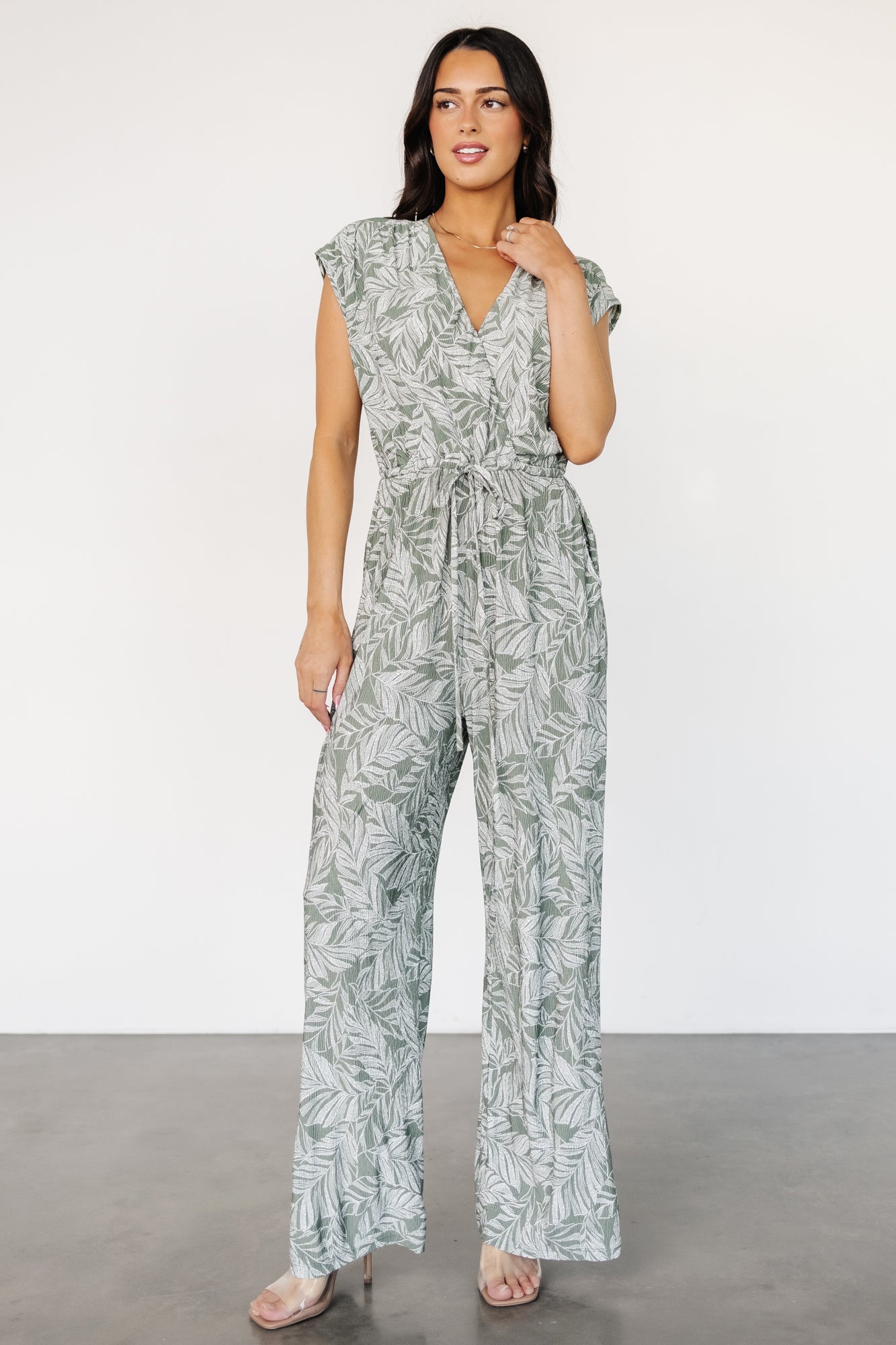 Kelani Jumpsuit | Green Print Ebay