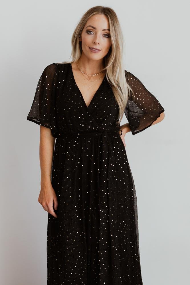 Grace Sparkle Gown | Black Discount Pay With Visa