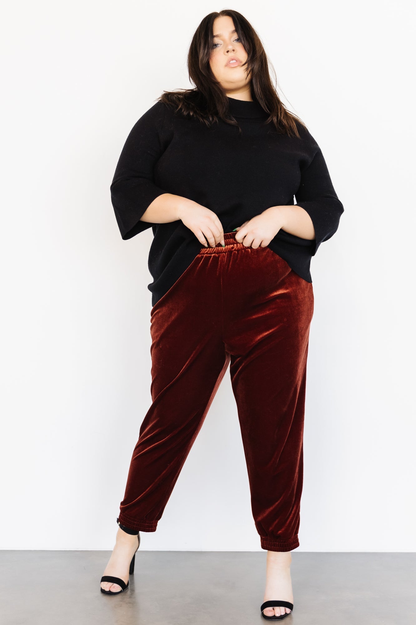 Archie Velvet Jogger Pants | Cinnamon Clearance Pick A Best