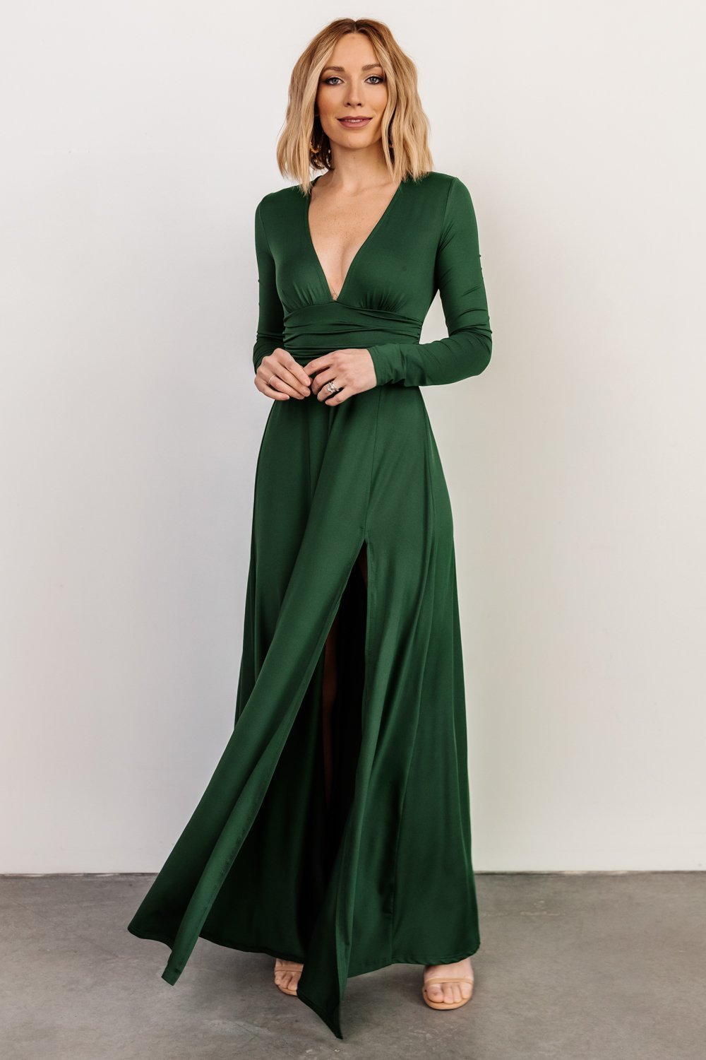 Arianna Maxi Dress | Hunter Green Latest