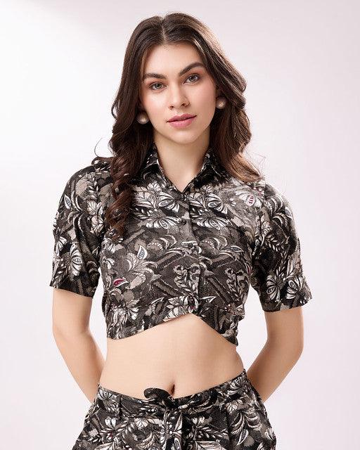 Stylish Multi-Color Floral Printed Cotton Co-Ord Set Sale 2025 Unisex