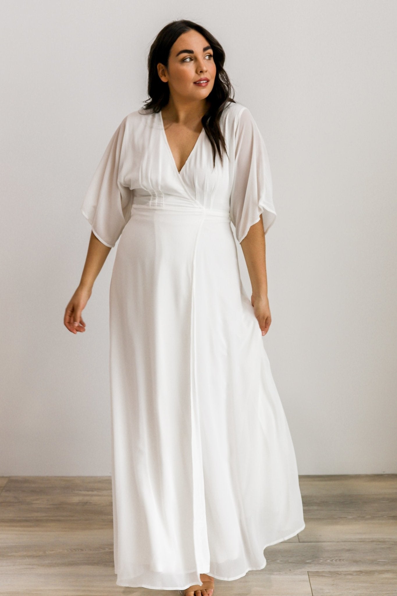 Lilly Wrap Maxi Dress | Off White Collections For Sale