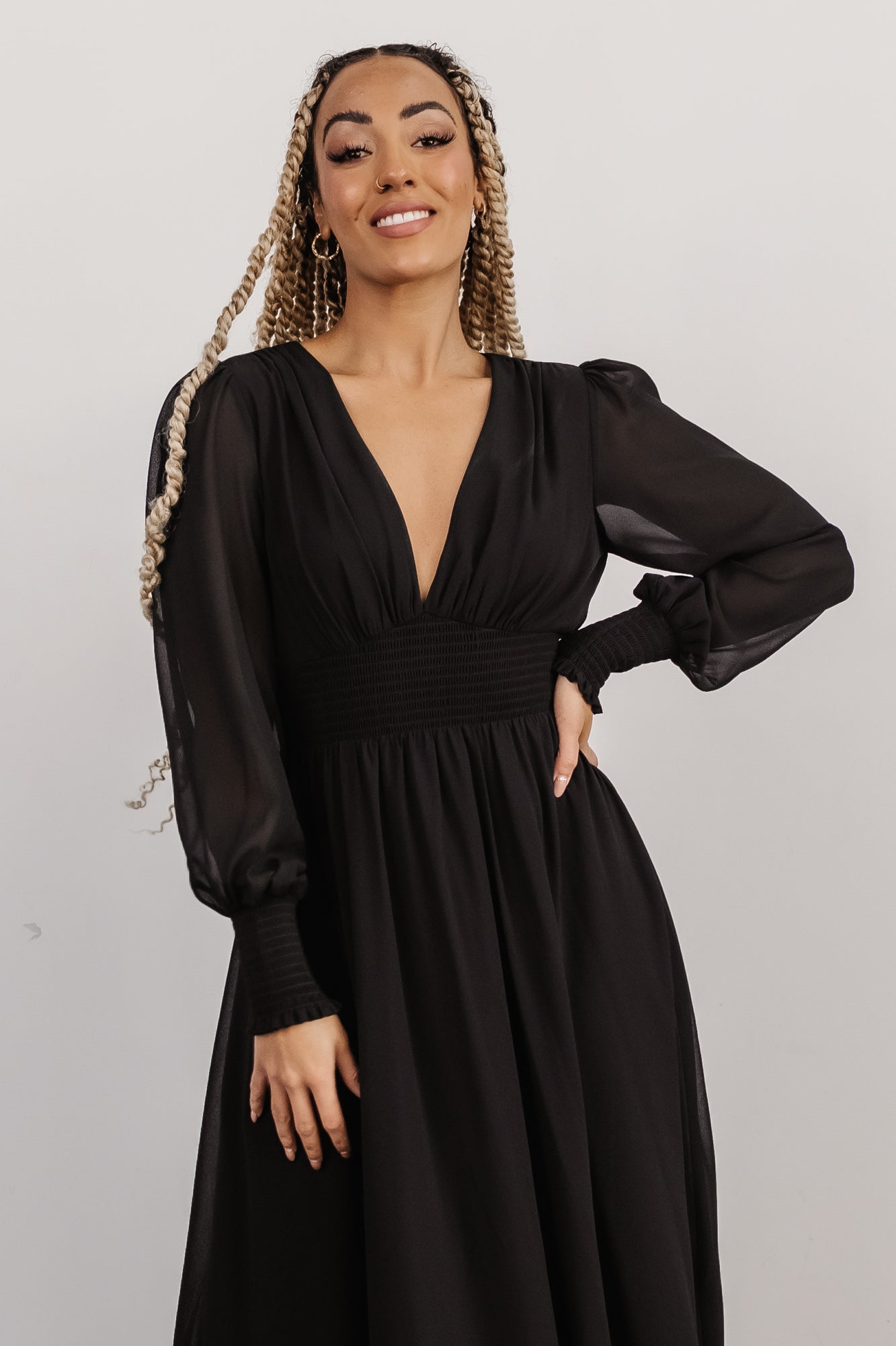 Olivia Maxi Dress | Black Buy Cheap Manchester Great Sale