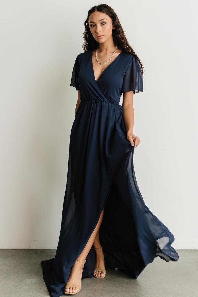 Vaughnie Maxi Dress | Navy Clearance Best Pices