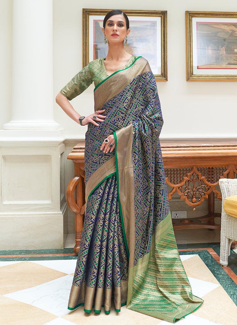 Purple Color Traditional Patola Saree Real Sale Online