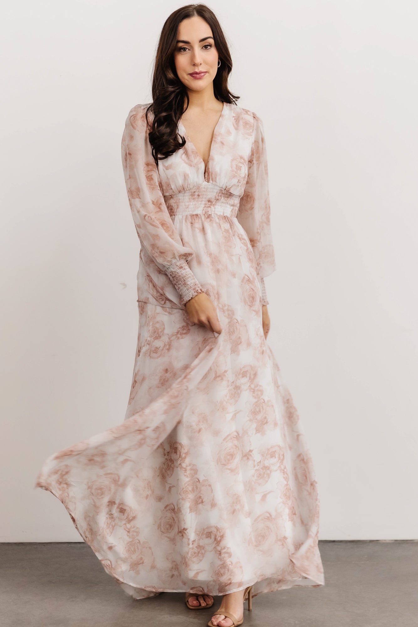 Olivia Maxi Dress | Pink Floral Discount Recommend