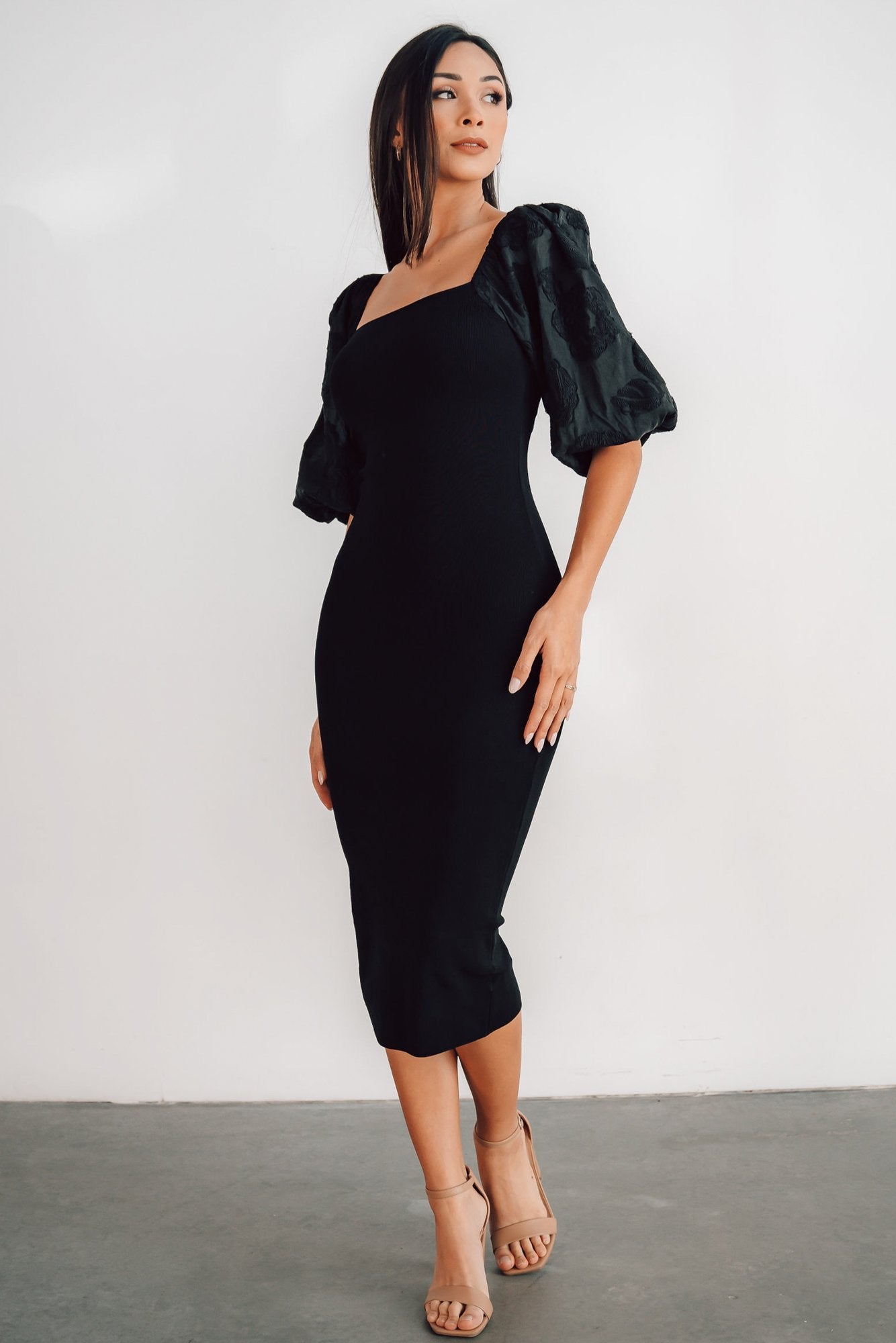 Weyland Bodycon Midi Dress | Black Sale Good Selling