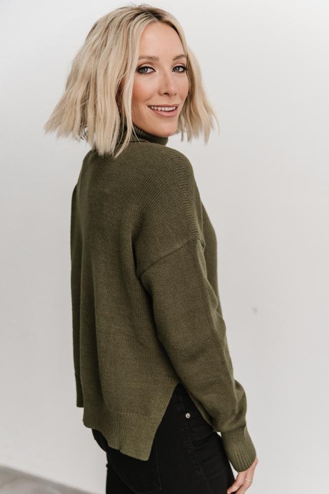 Collins Knit Sweater | Olive Clearance Exclusive