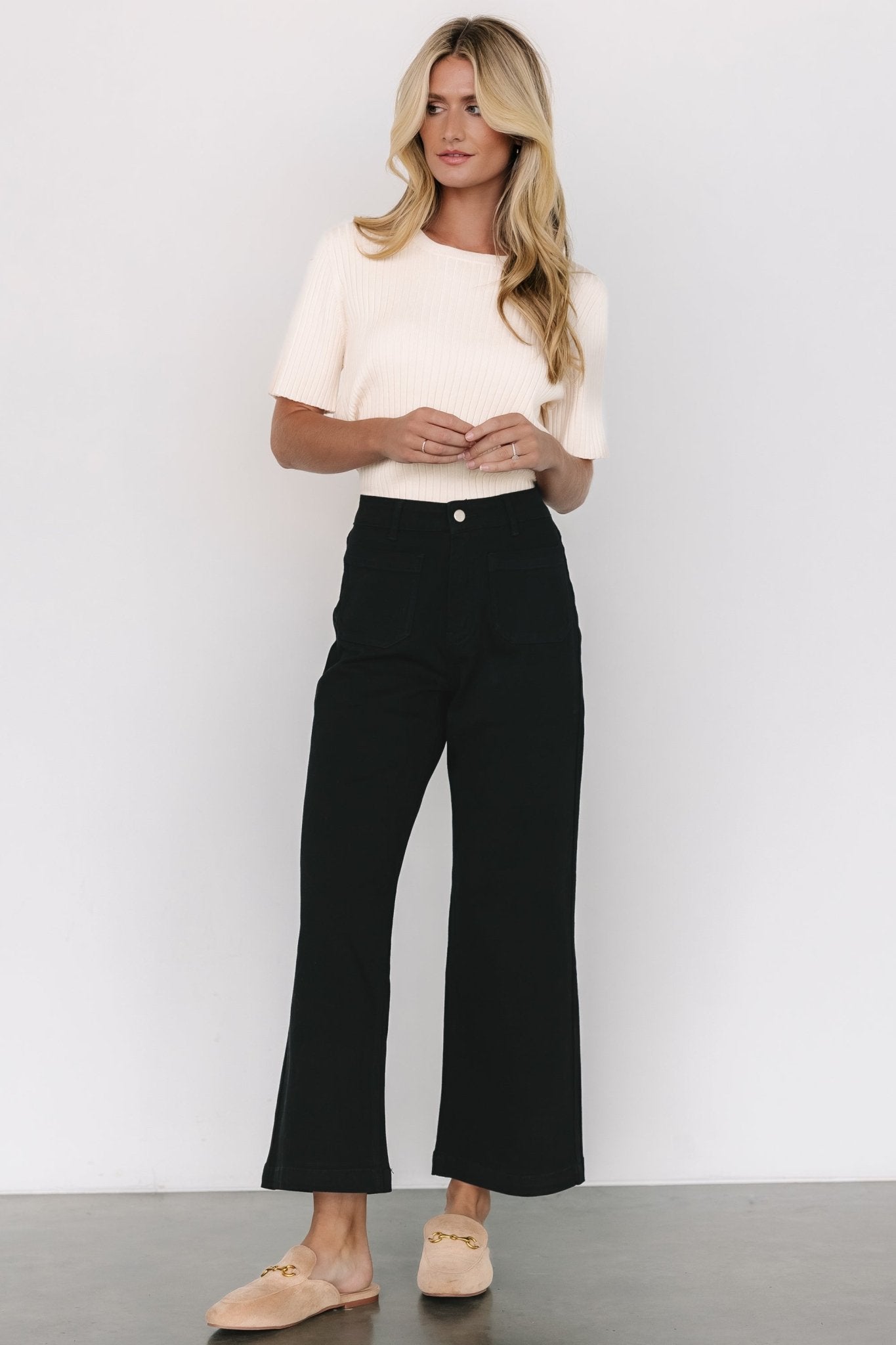 Polli Patch Pocket Pants | Black Outlet Clearance Store