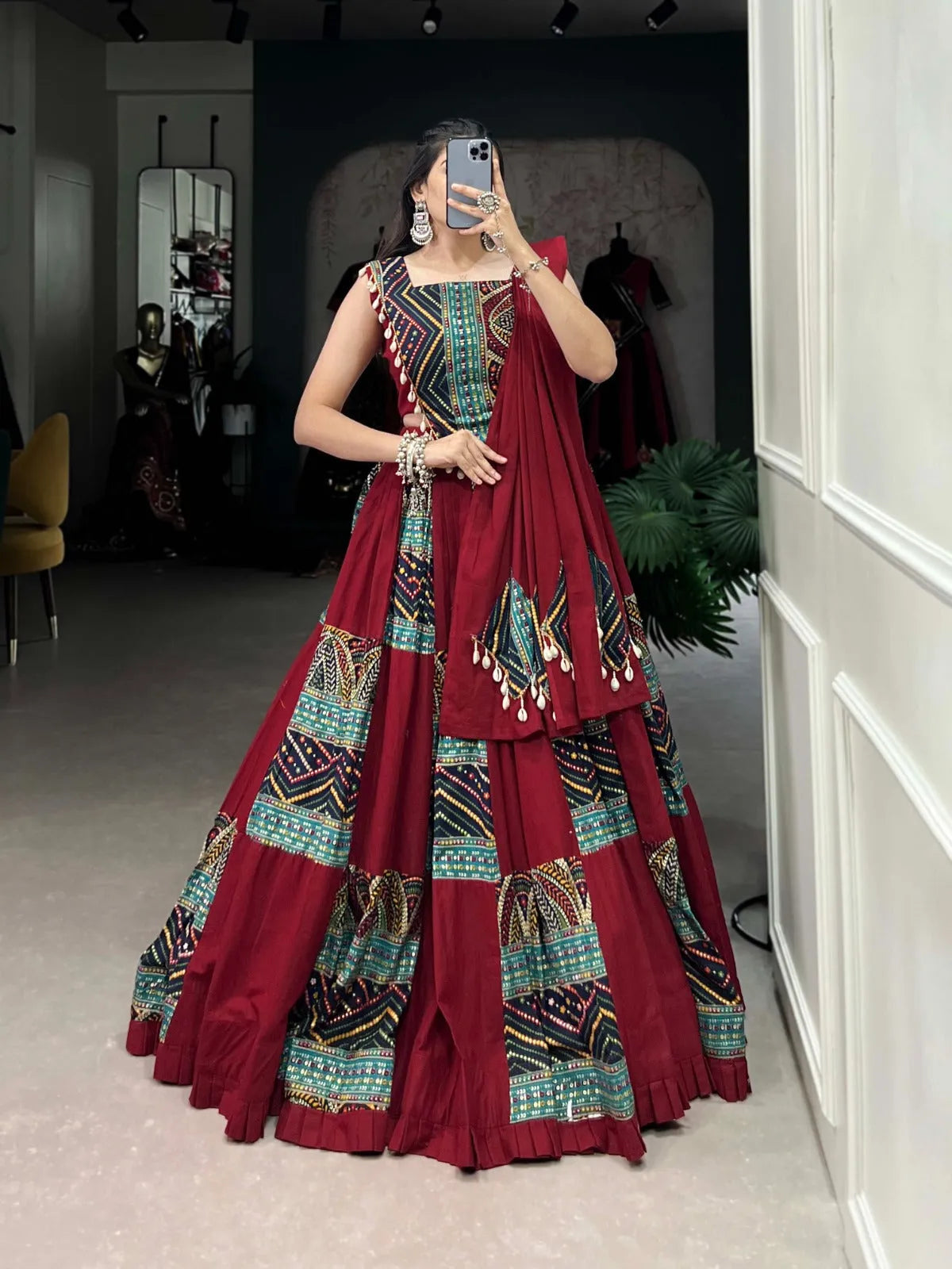 Phenomenal Pure Cotton  Lehenga Choli with printed Design Wide Range Of Cheap Online